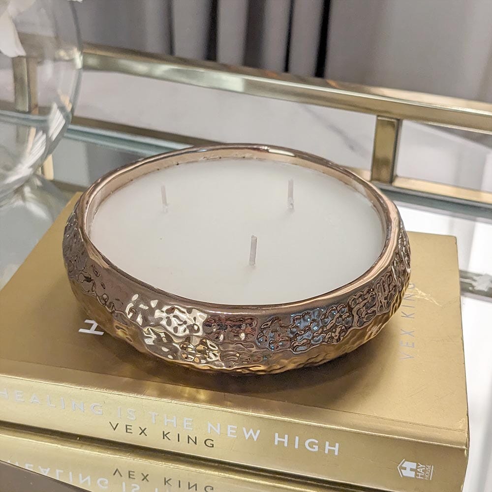 Aeolian 3 Wick Bronze Scented Candle - Bridgnorth Furniture