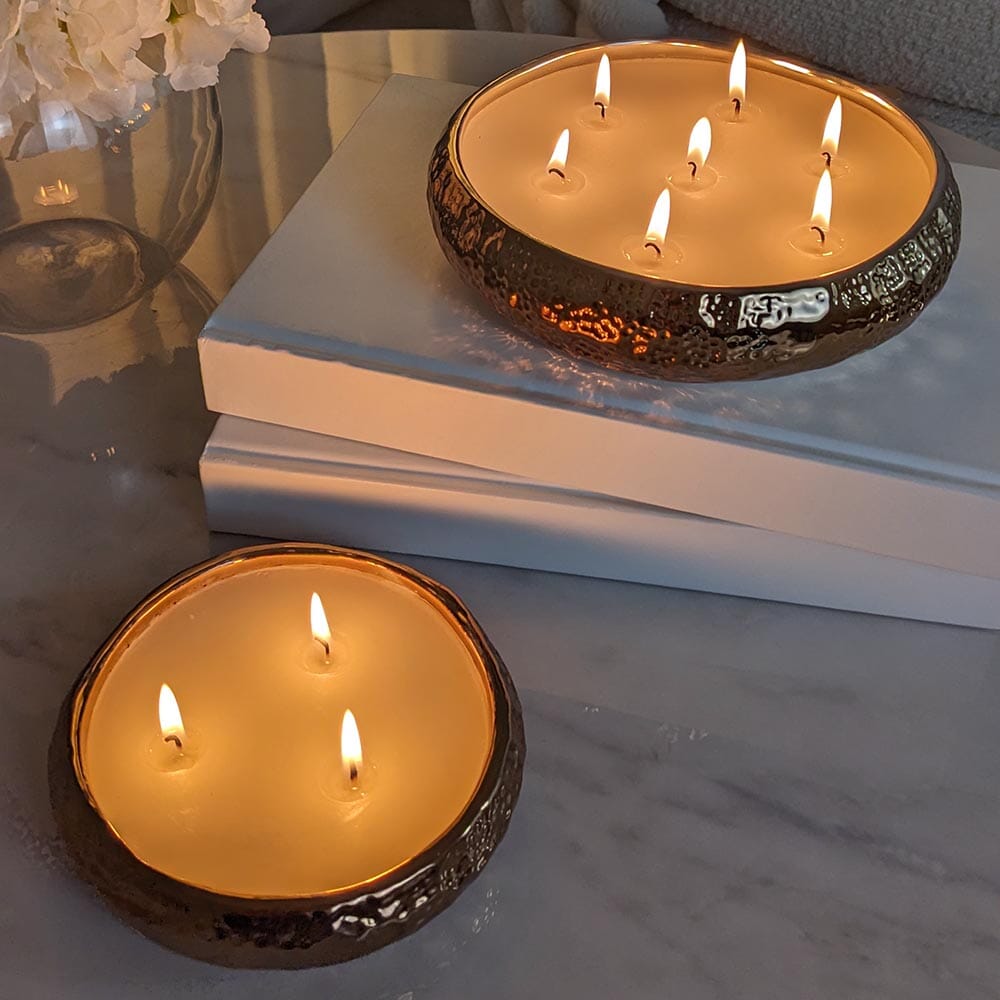 Aeolian 7 Wick Bronze Scented Candle - Bridgnorth Furniture