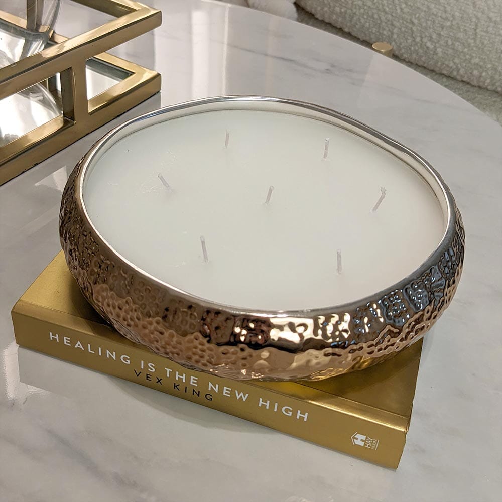 Aeolian 7 Wick Bronze Scented Candle - Bridgnorth Furniture