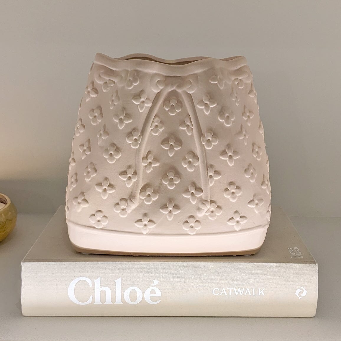 Alessia Beige Designer Inspired Handbag Ornament - Bridgnorth Furniture