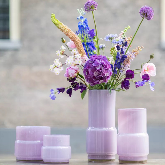 Glass Vase FENN - LILAC - Bridgnorth Furniture