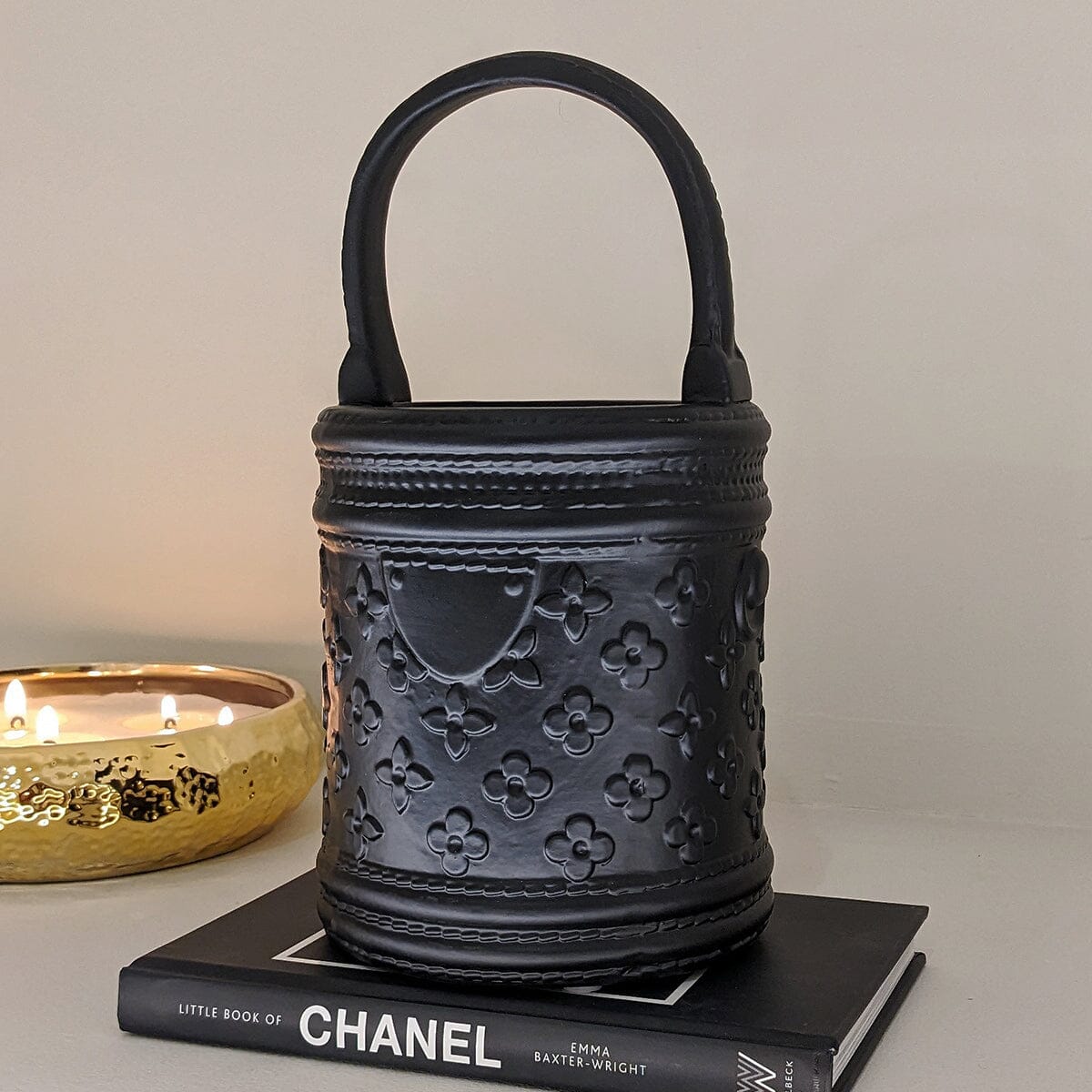 Astrid Black Designer Inspired Handbag Ornament - Bridgnorth Furniture