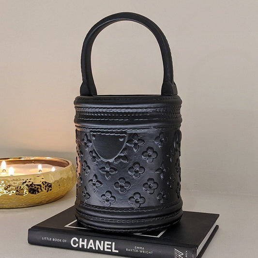 Astrid Black Designer Inspired Handbag Ornament - Bridgnorth Furniture