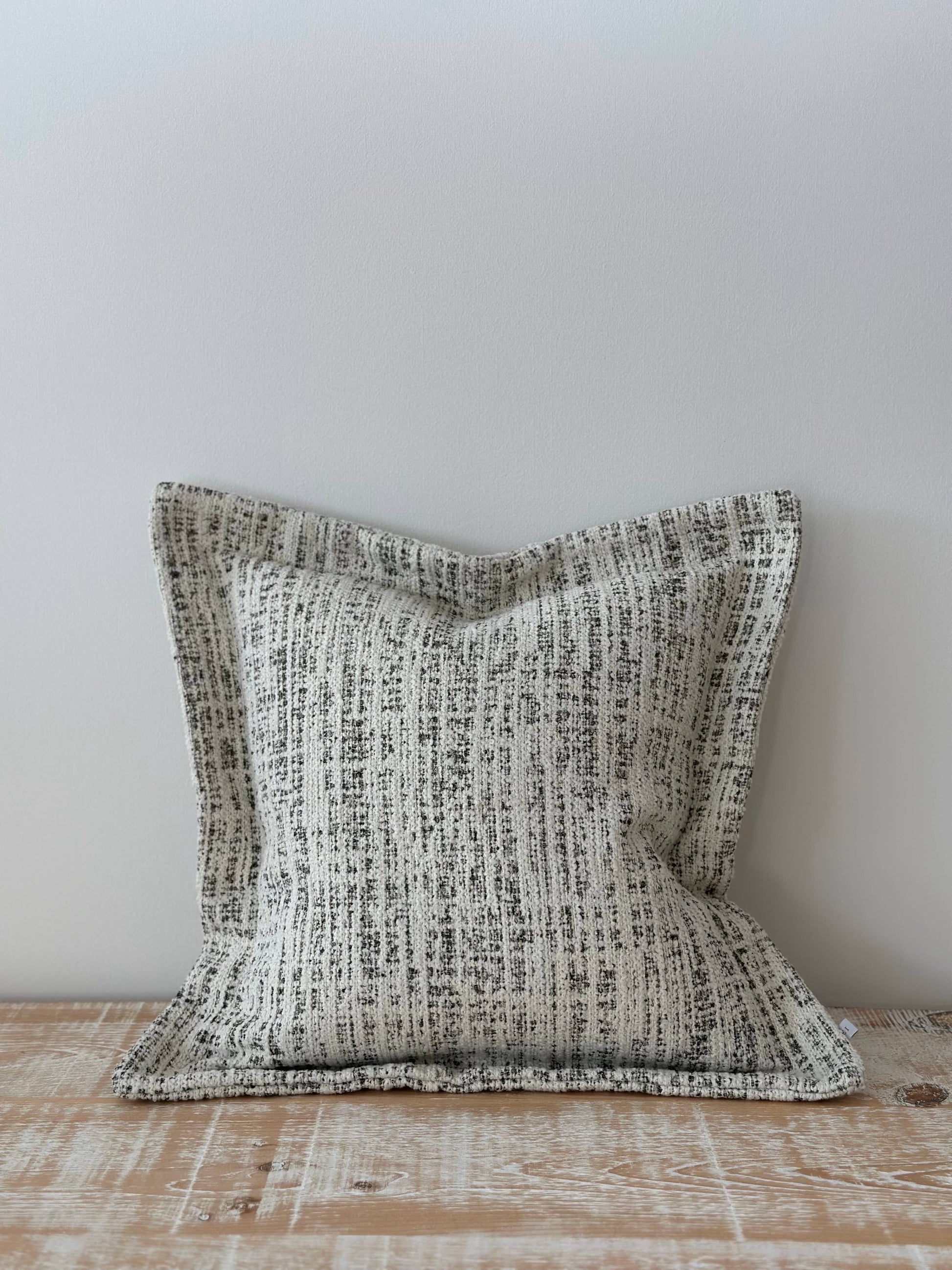Eve Olive & Cream Boucle Cushion 45x45 - Bridgnorth Furniture