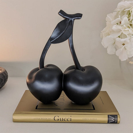Black Decorative Cherry Ornament - Bridgnorth Furniture