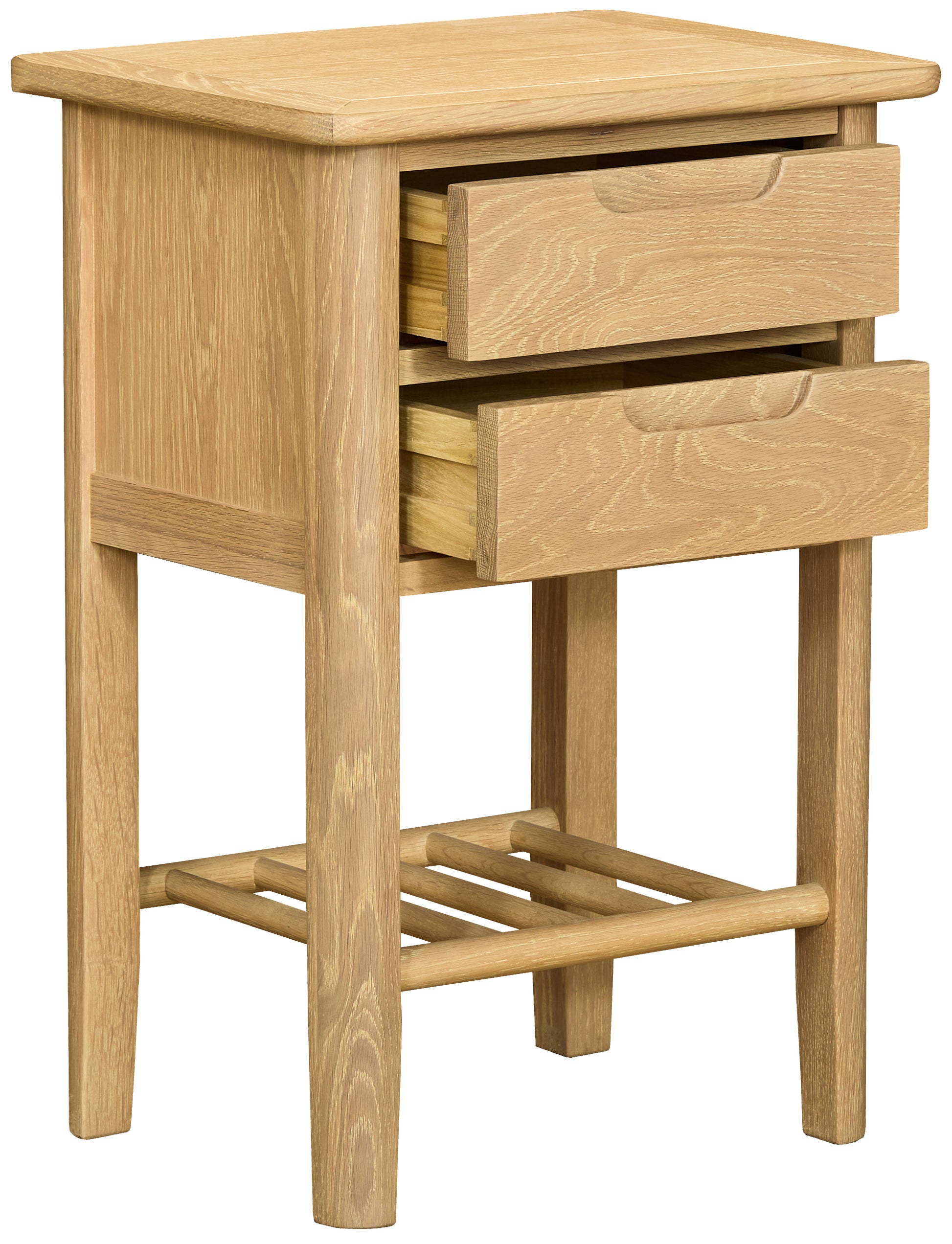 Munslow 2 Drawer Bedside Table - Bridgnorth Furniture