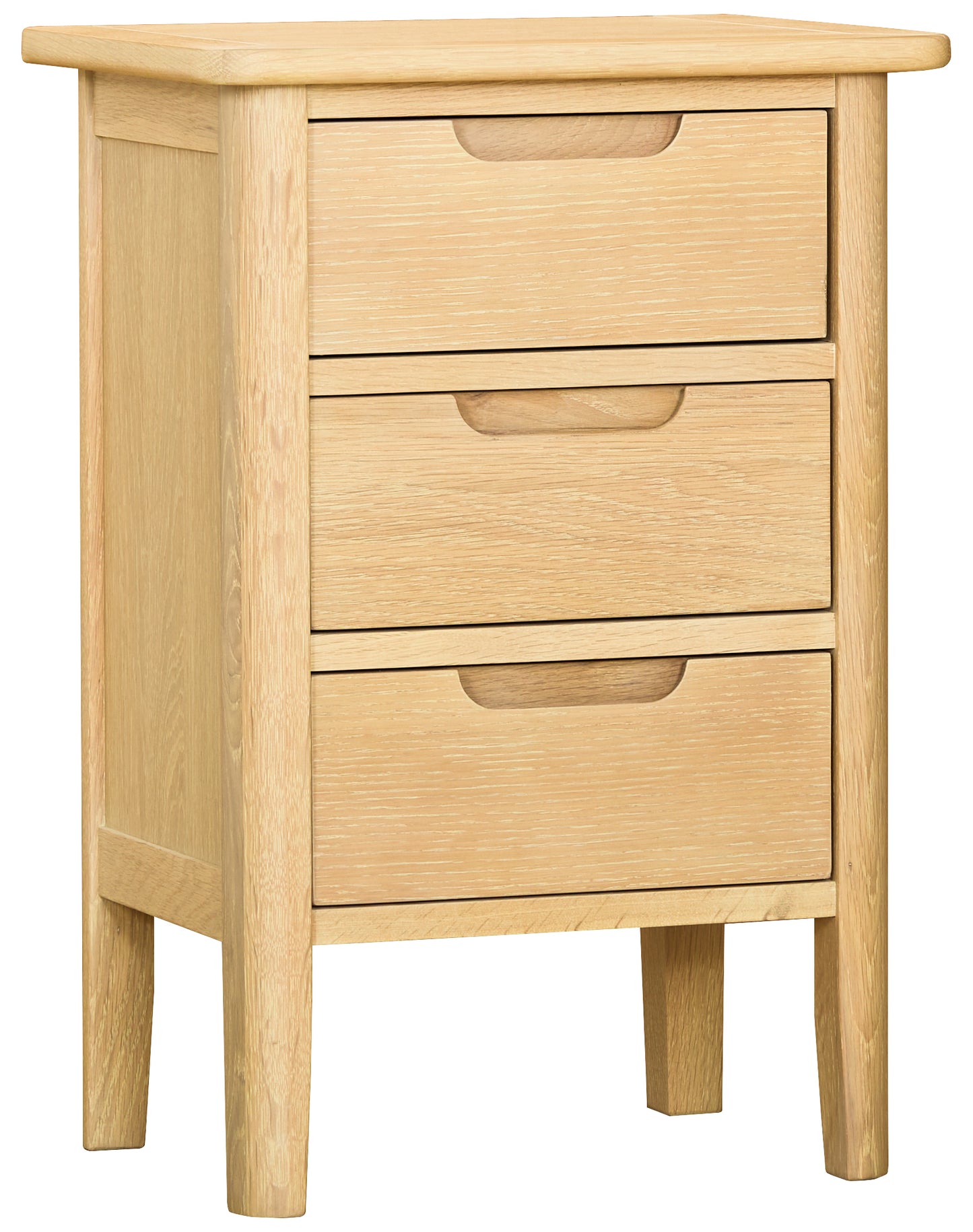 Munslow 3 Drawer Bedside Table - Bridgnorth Furniture
