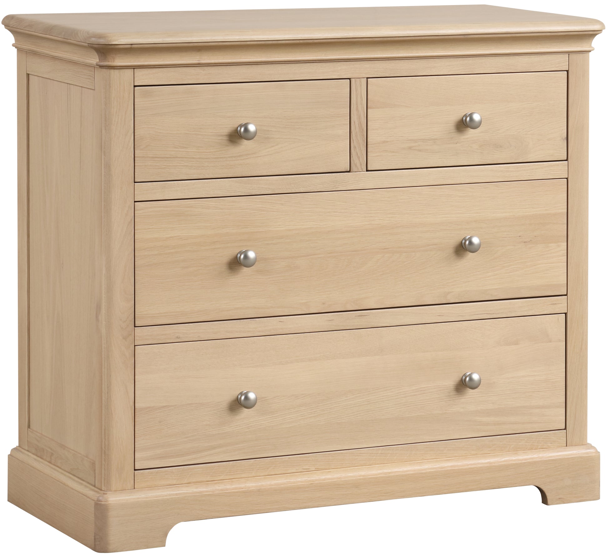 Stretton Oak 2+2 Chest - Bridgnorth Furniture