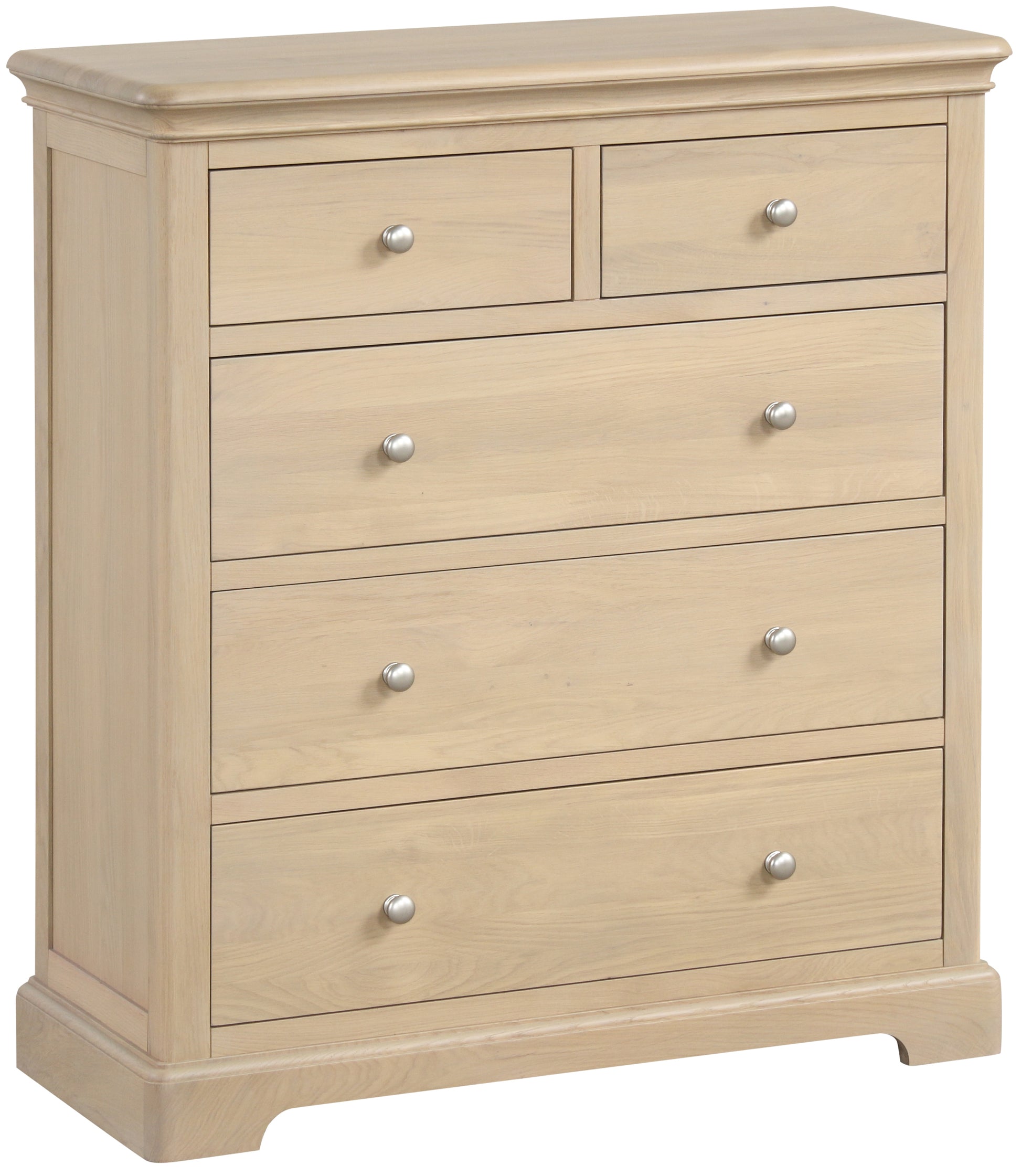 Stretton Oak 2 over 3 Chest - Bridgnorth Furniture