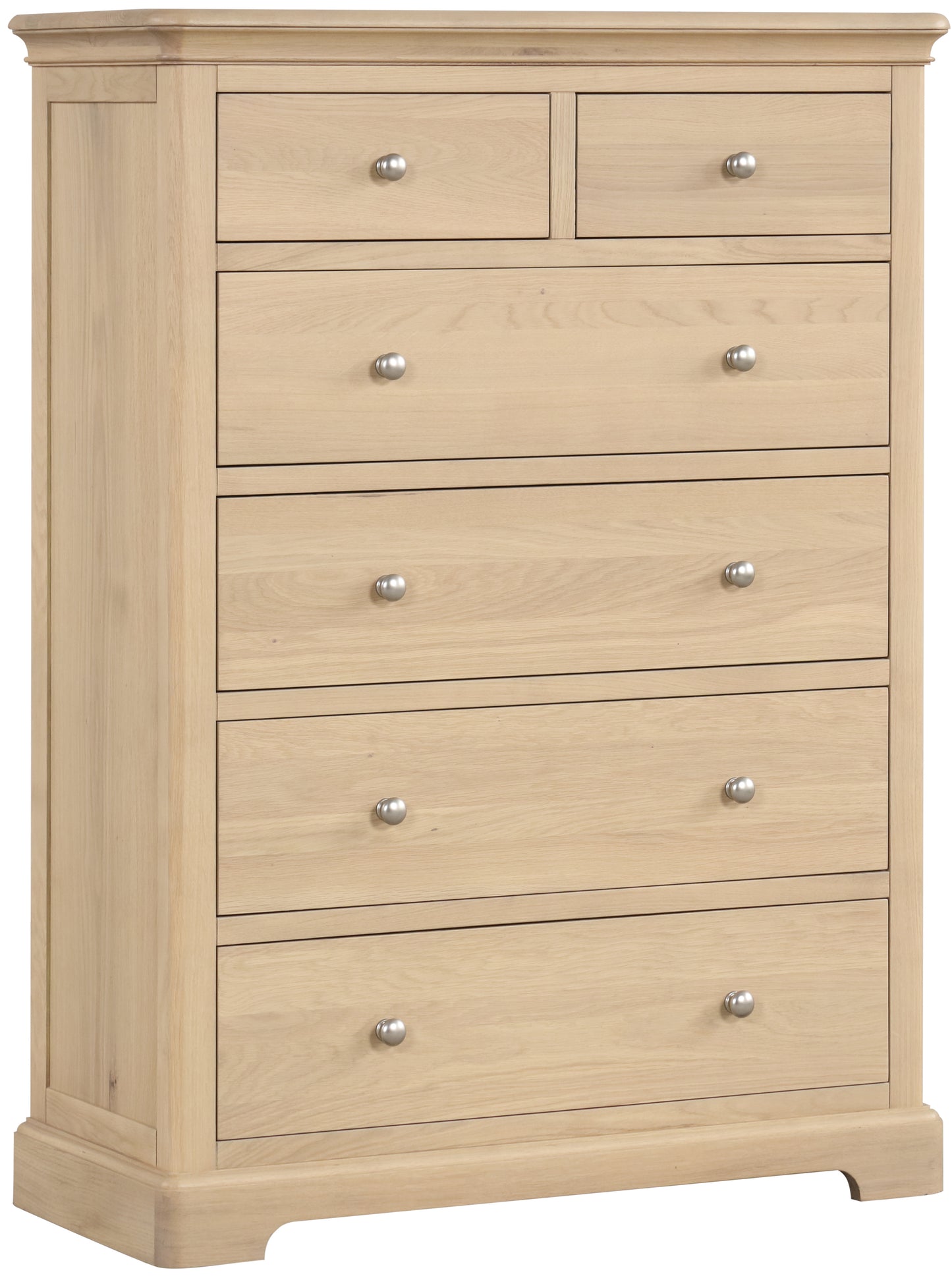 Stretton Oak 2 over 4 Chest - Bridgnorth Furniture