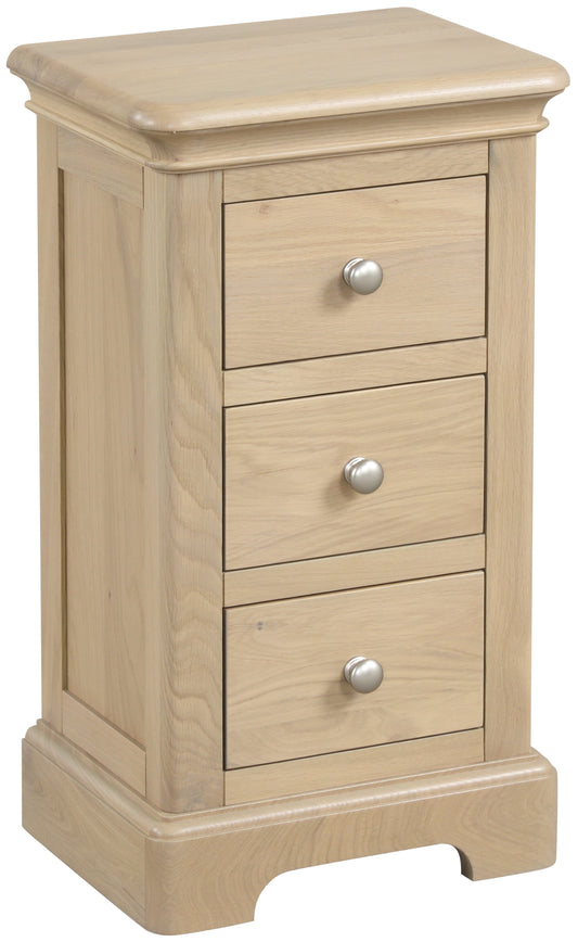 Stretton Oak Compact Bedside Table - Bridgnorth Furniture