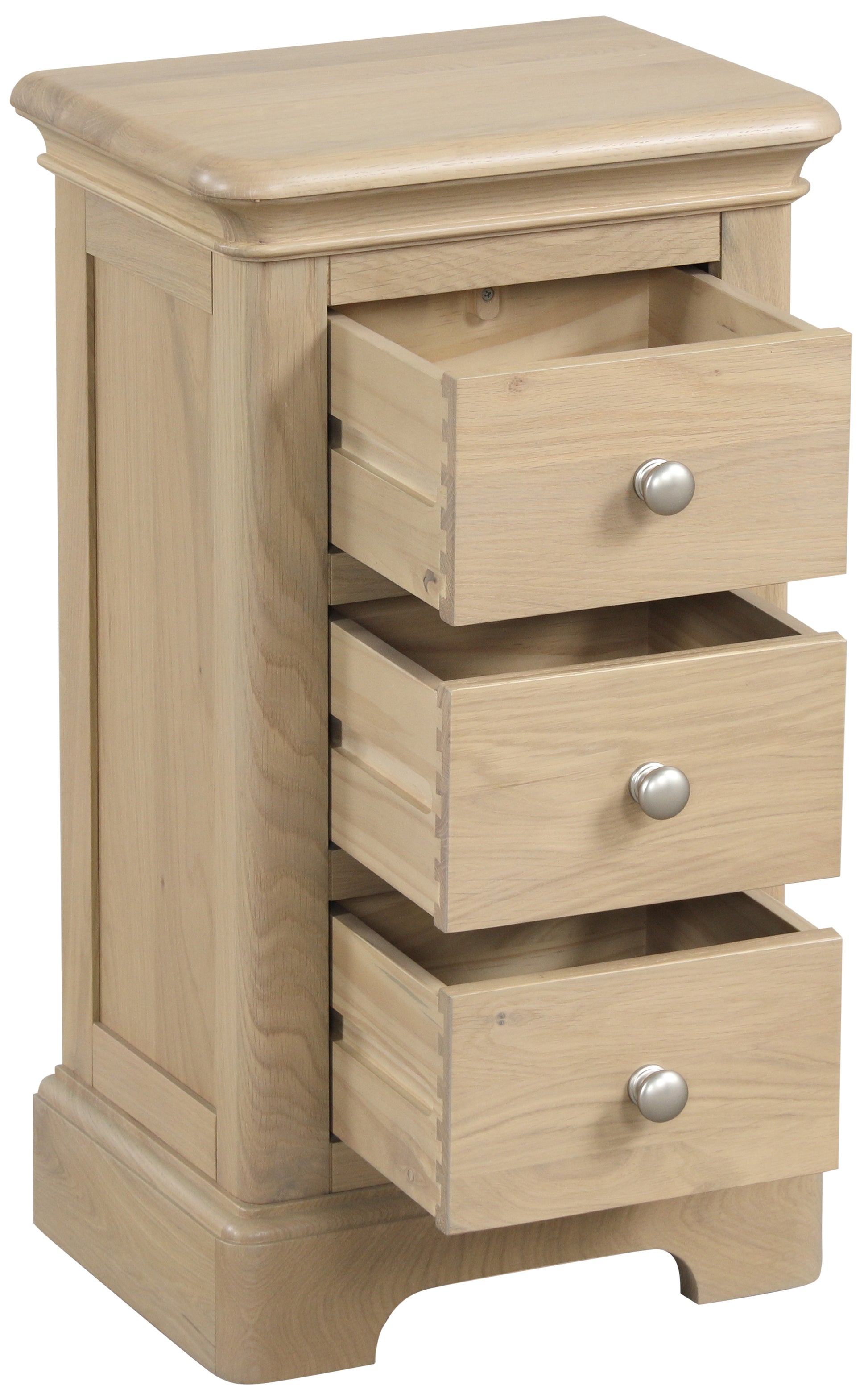Stretton Oak Compact Bedside Table - Bridgnorth Furniture