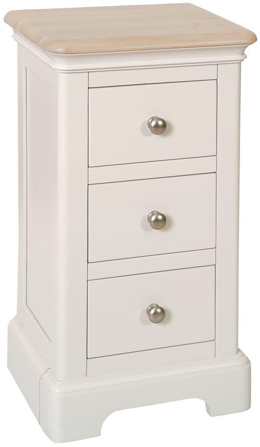 Stretton 3 Drawer Compact Bedside - Bridgnorth Furniture