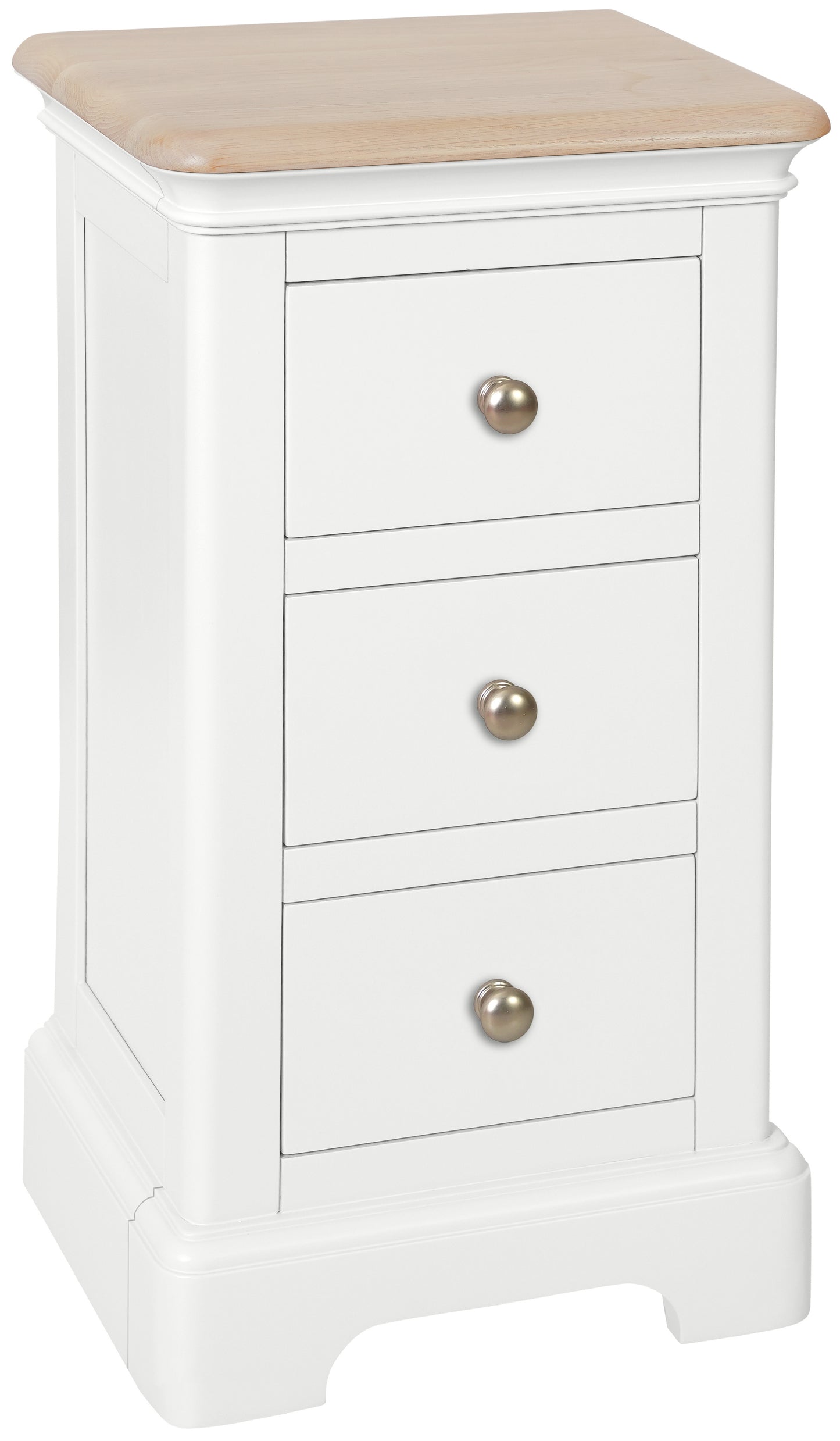 Stretton 3 Drawer Compact Bedside - Bridgnorth Furniture