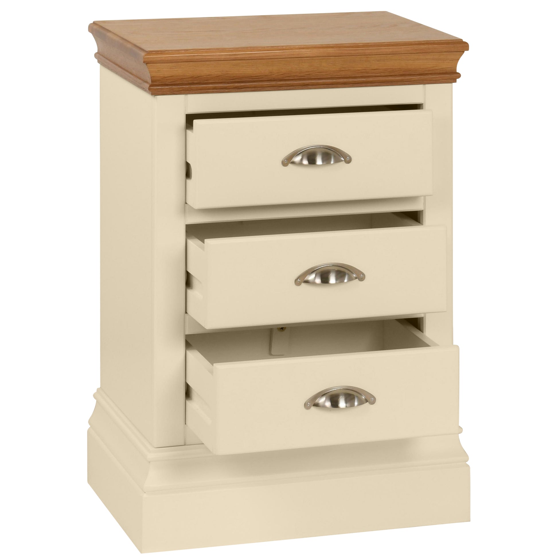 Albrighton 3 Draw Bedside - Bridgnorth Furniture