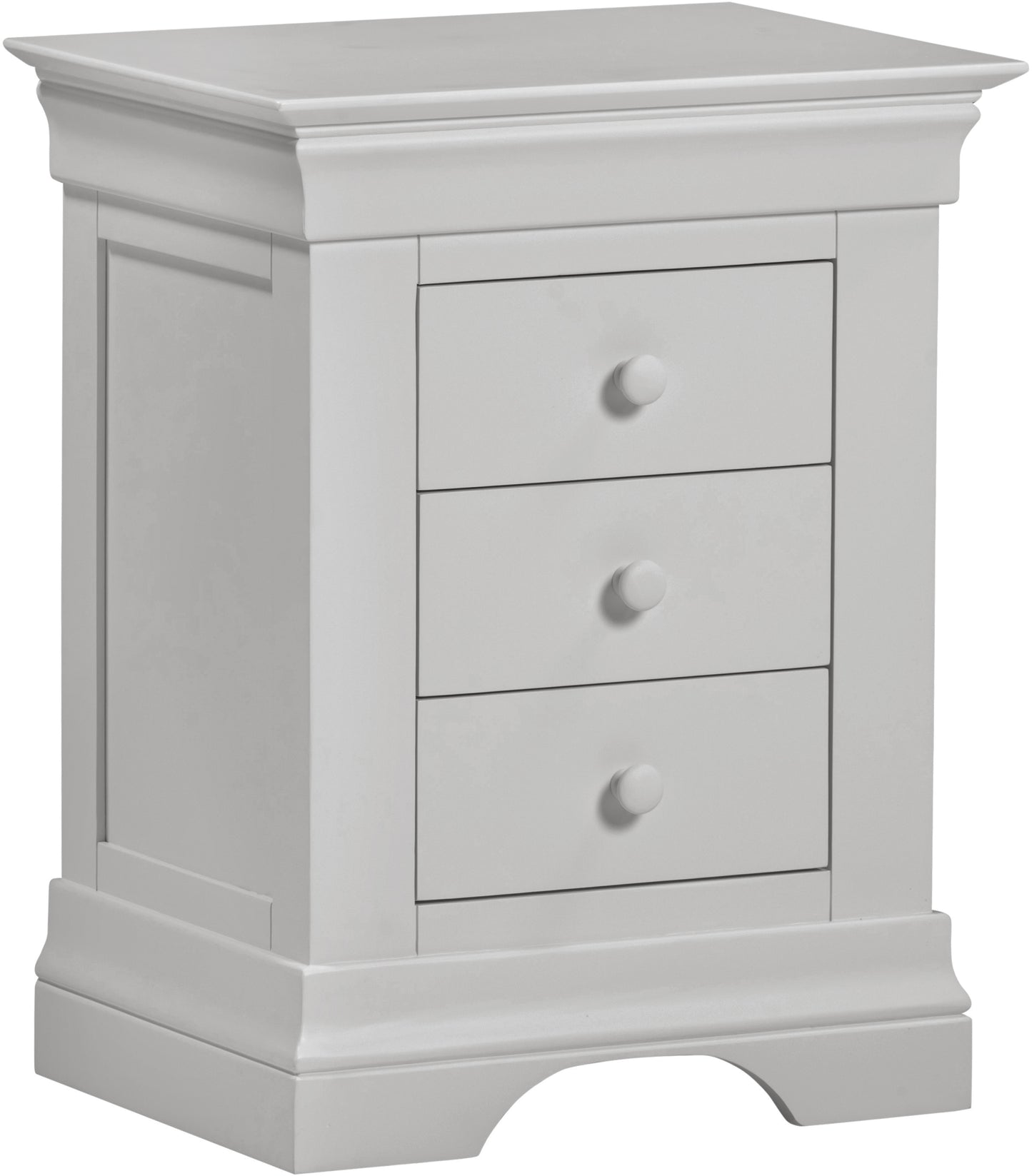 Asterley 3 Drawer Bedside Table - Bridgnorth Furniture