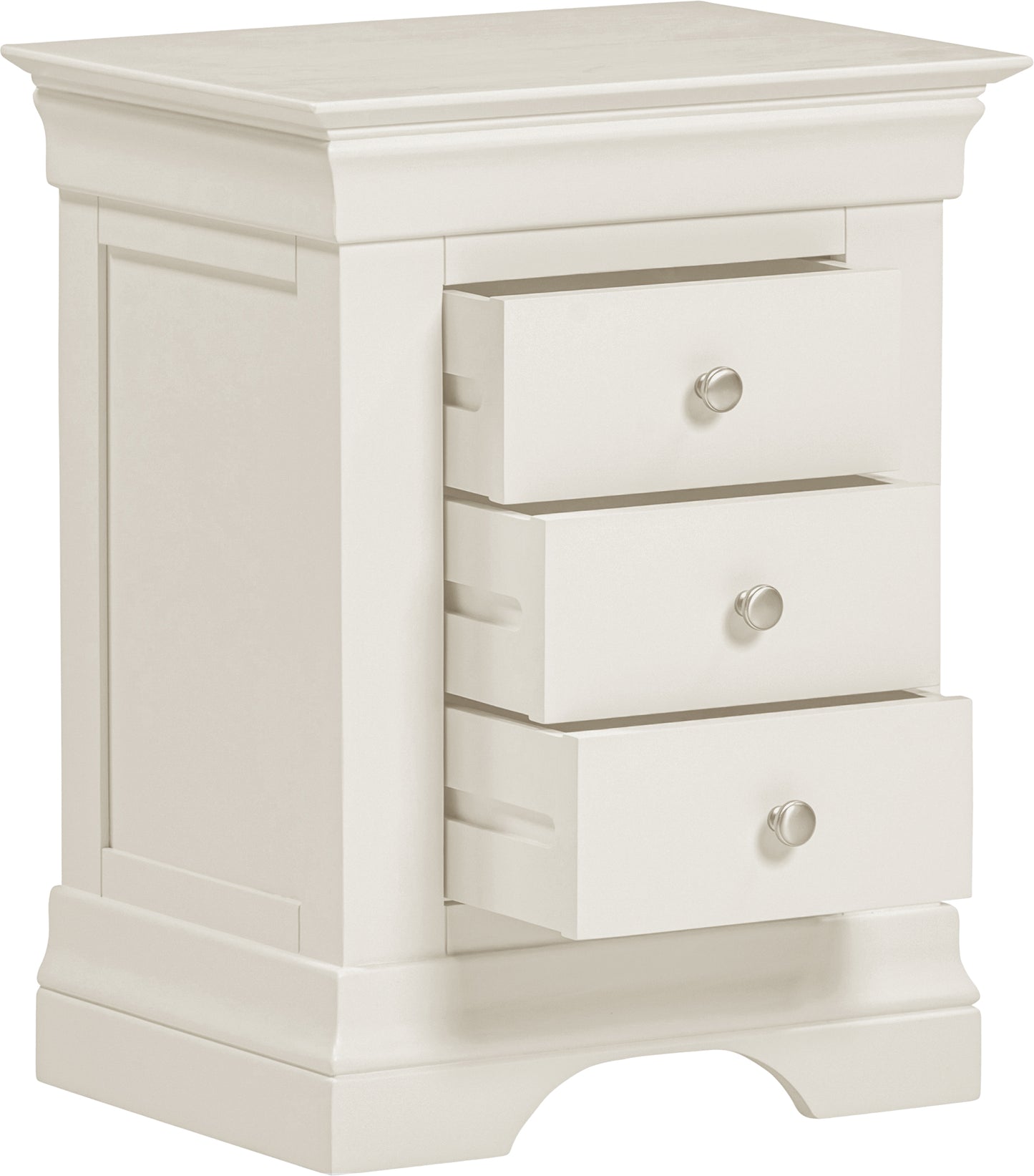 Asterley 3 Drawer Bedside Table - Bridgnorth Furniture