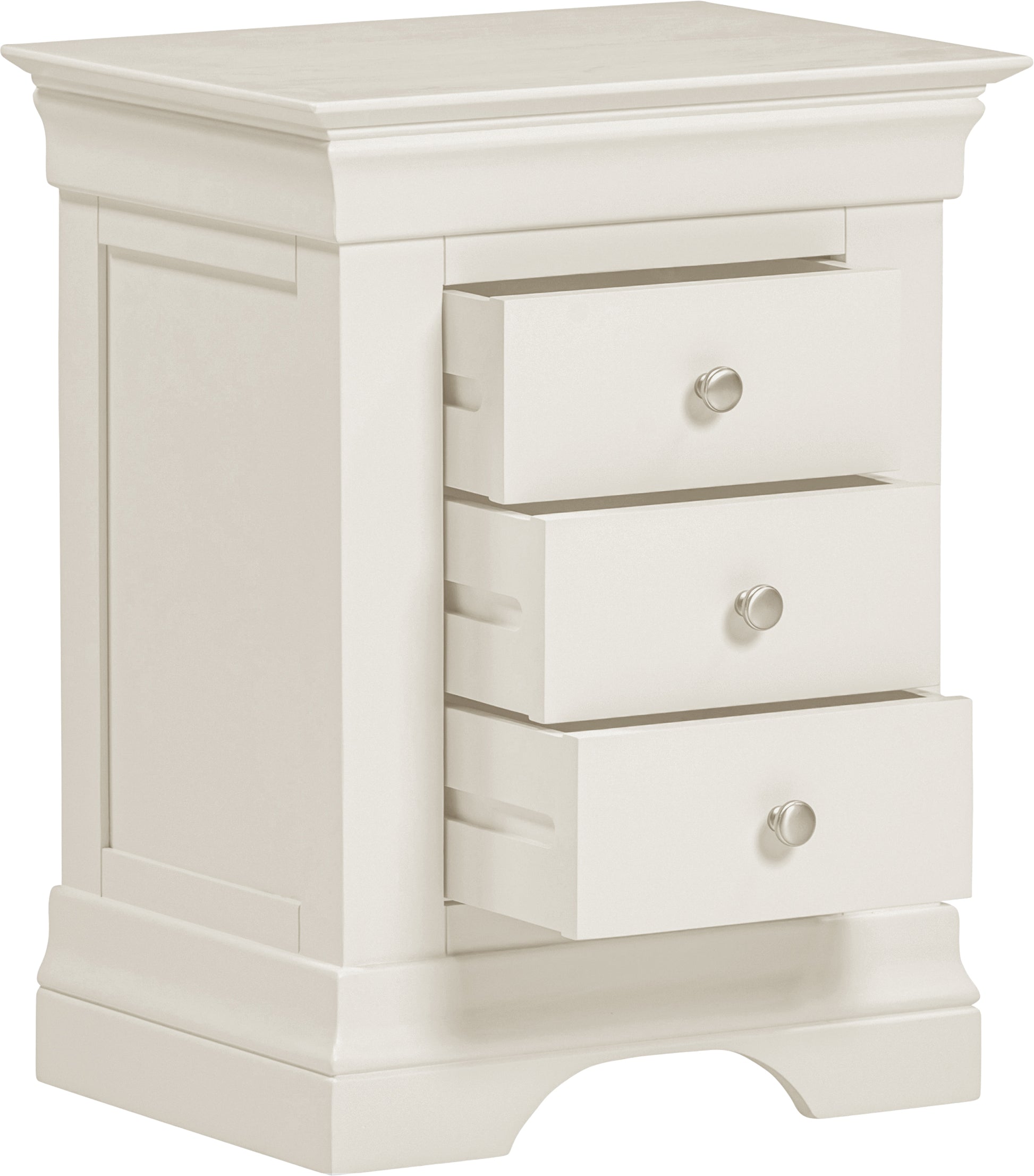 Asterley 3 Drawer Bedside Table - Bridgnorth Furniture