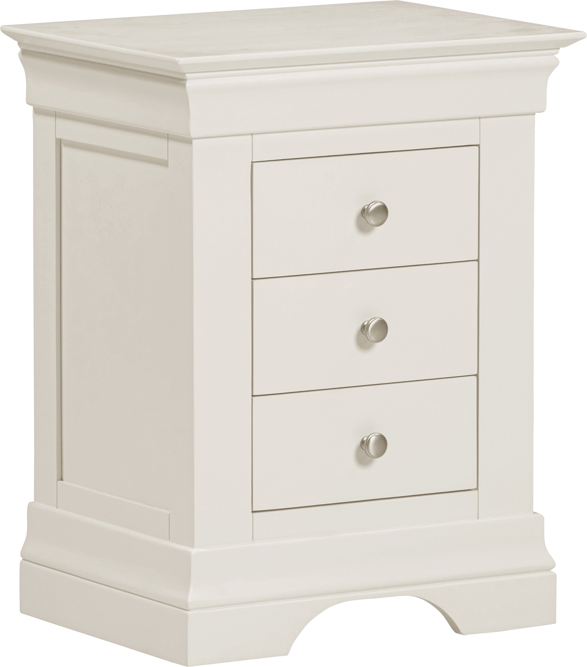 Asterley 3 Drawer Bedside Table - Bridgnorth Furniture