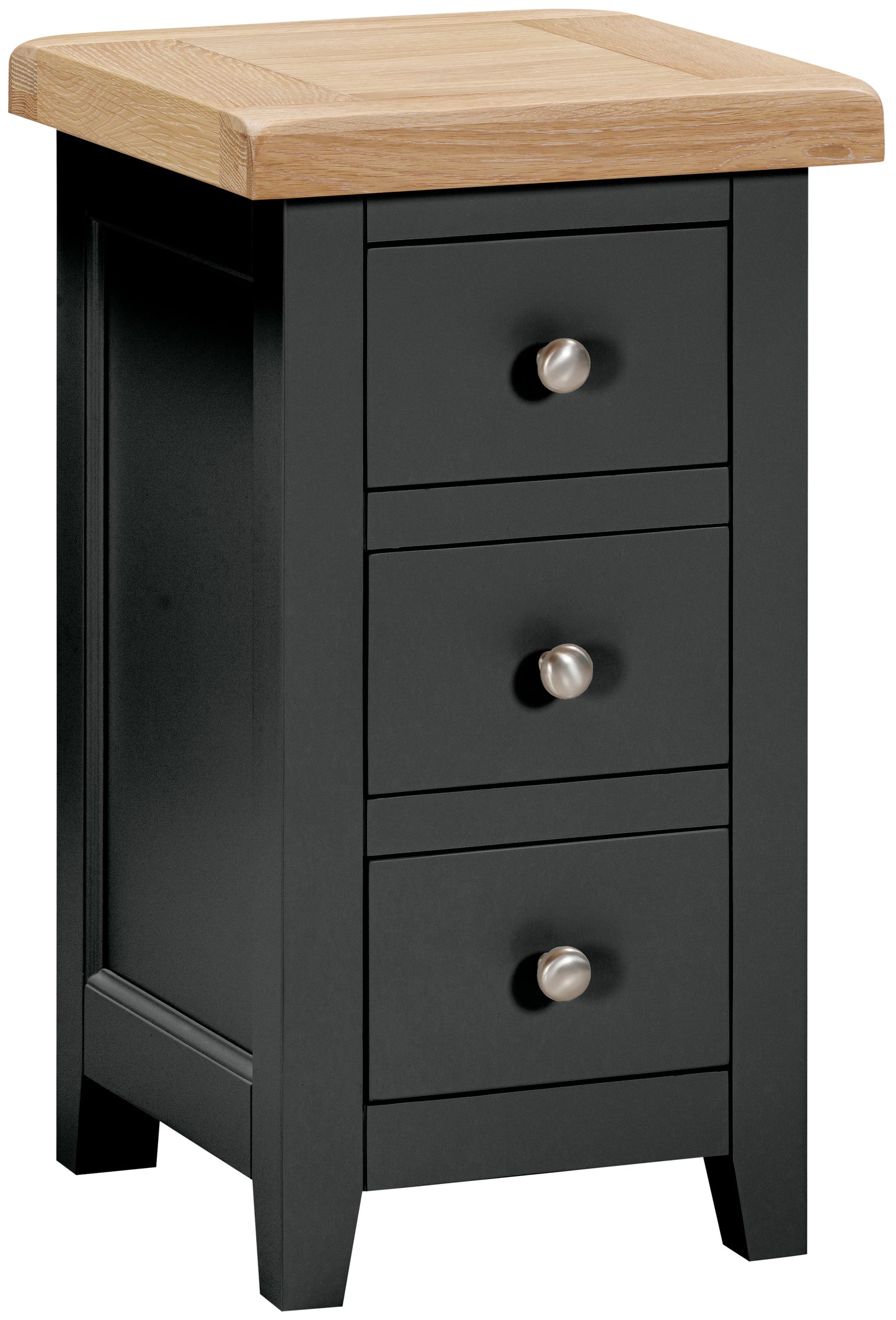 Ashford Painted Oak Compact Bedside - Bridgnorth Furniture