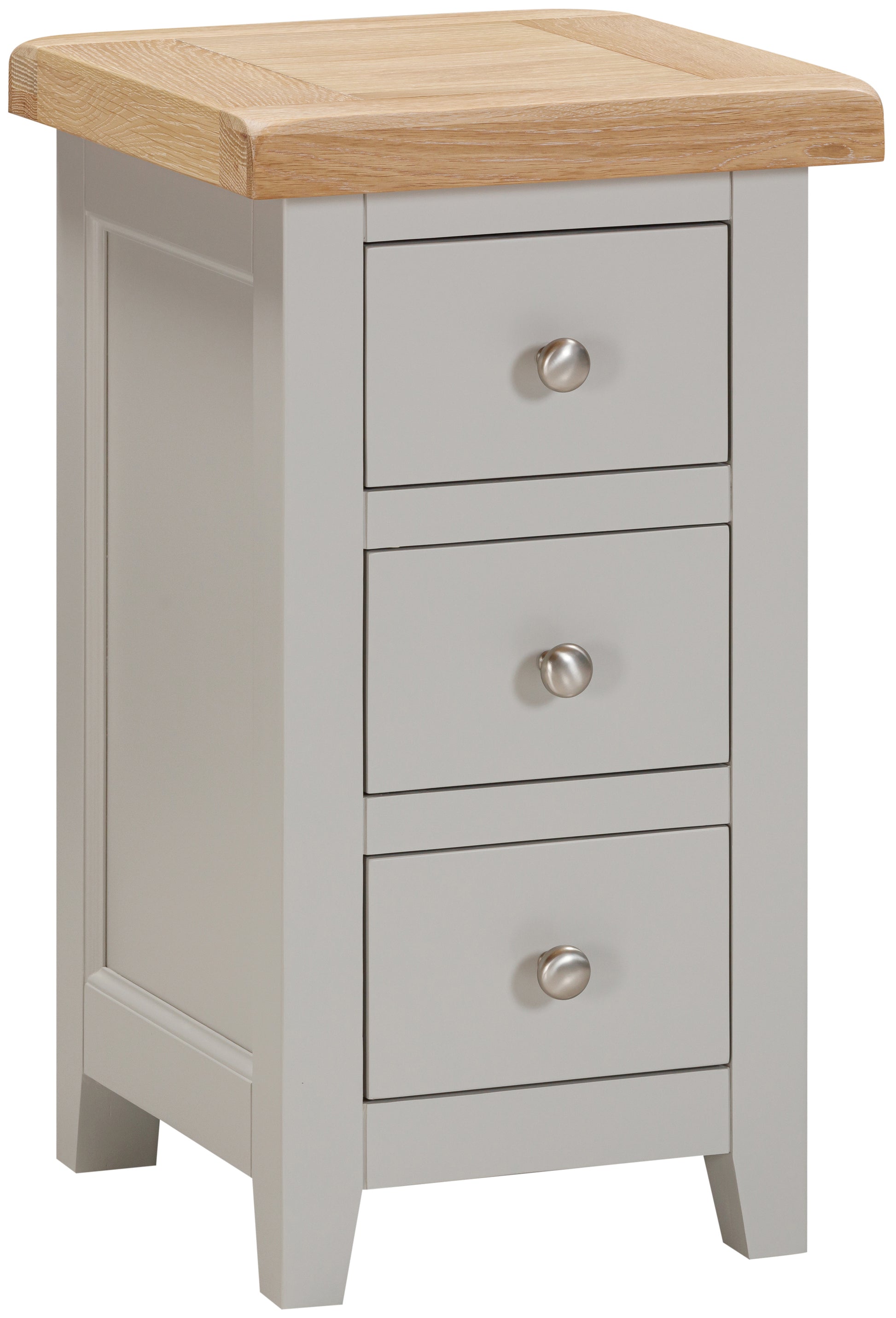 Ashford Painted Oak Compact Bedside - Bridgnorth Furniture