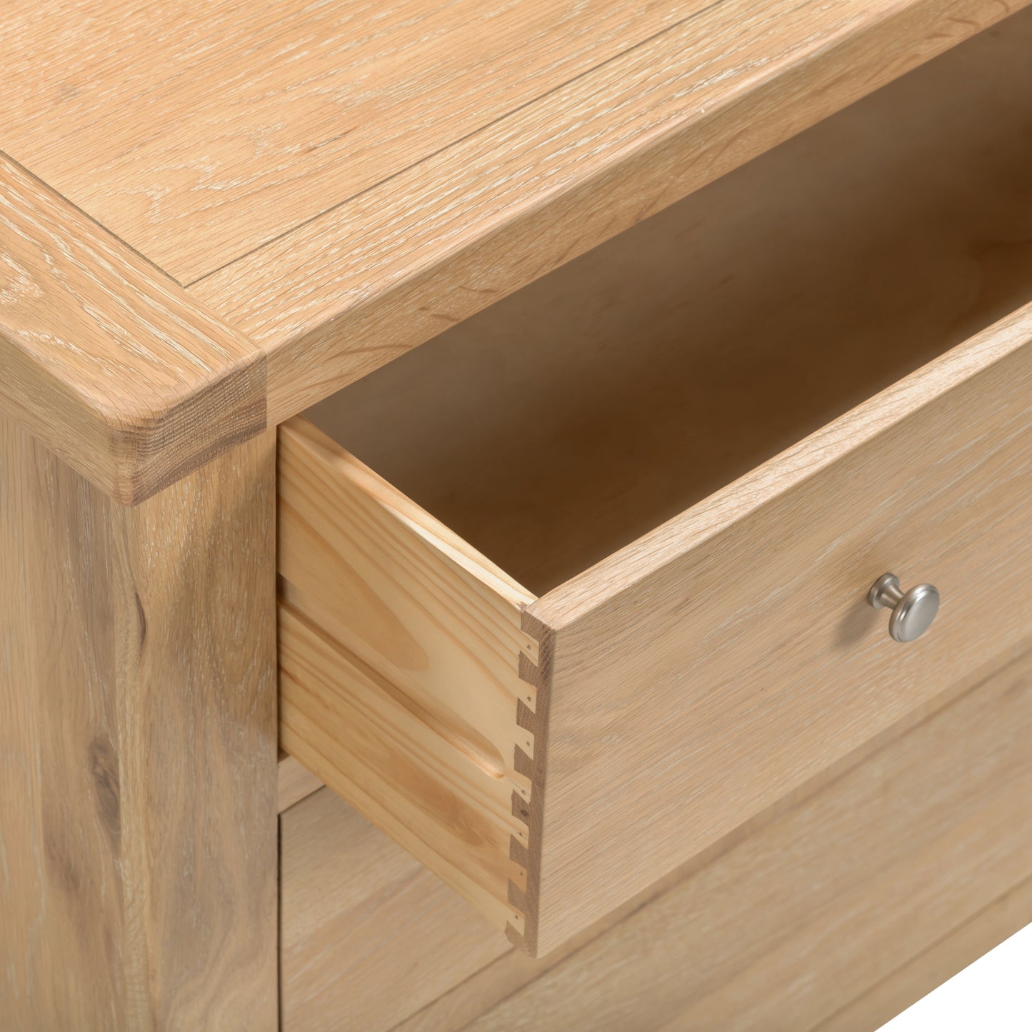 Highley Oak 3 Drawer Chest - Bridgnorth Furniture