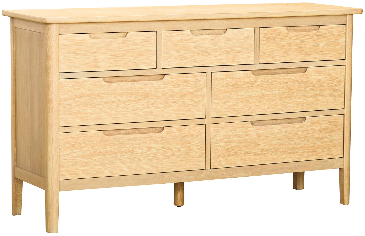 Munslow 3 Over 4 Chest - Bridgnorth Furniture