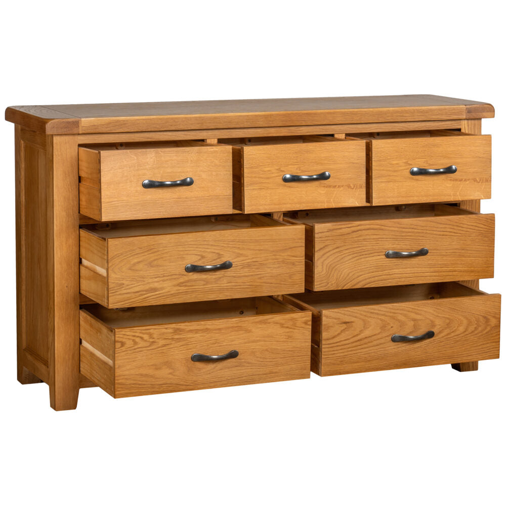 Newport 3 over 4 Combination Chest - Bridgnorth Furniture