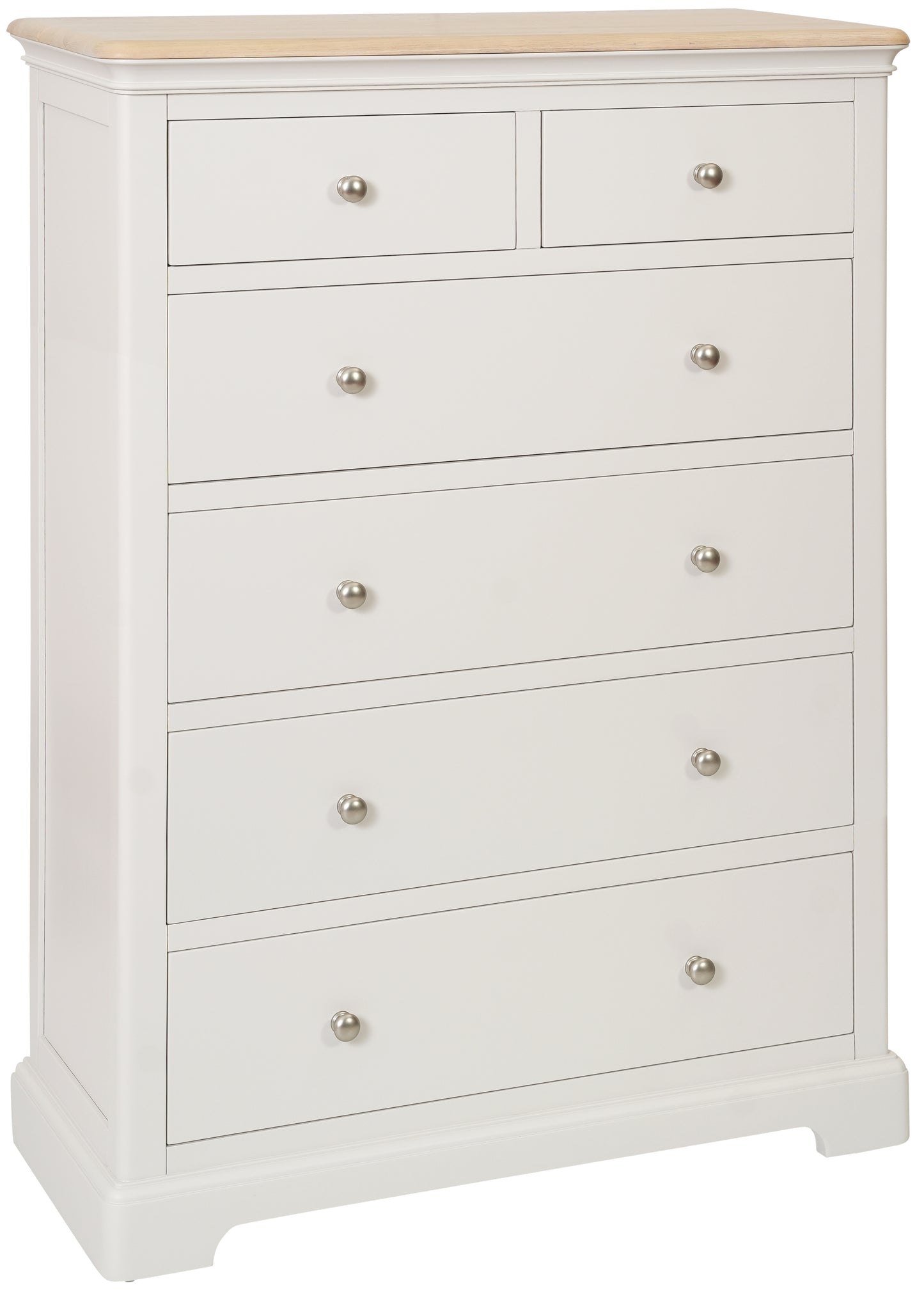 Stretton Painted Oak 2 Over 4 Chest - Bridgnorth Furniture