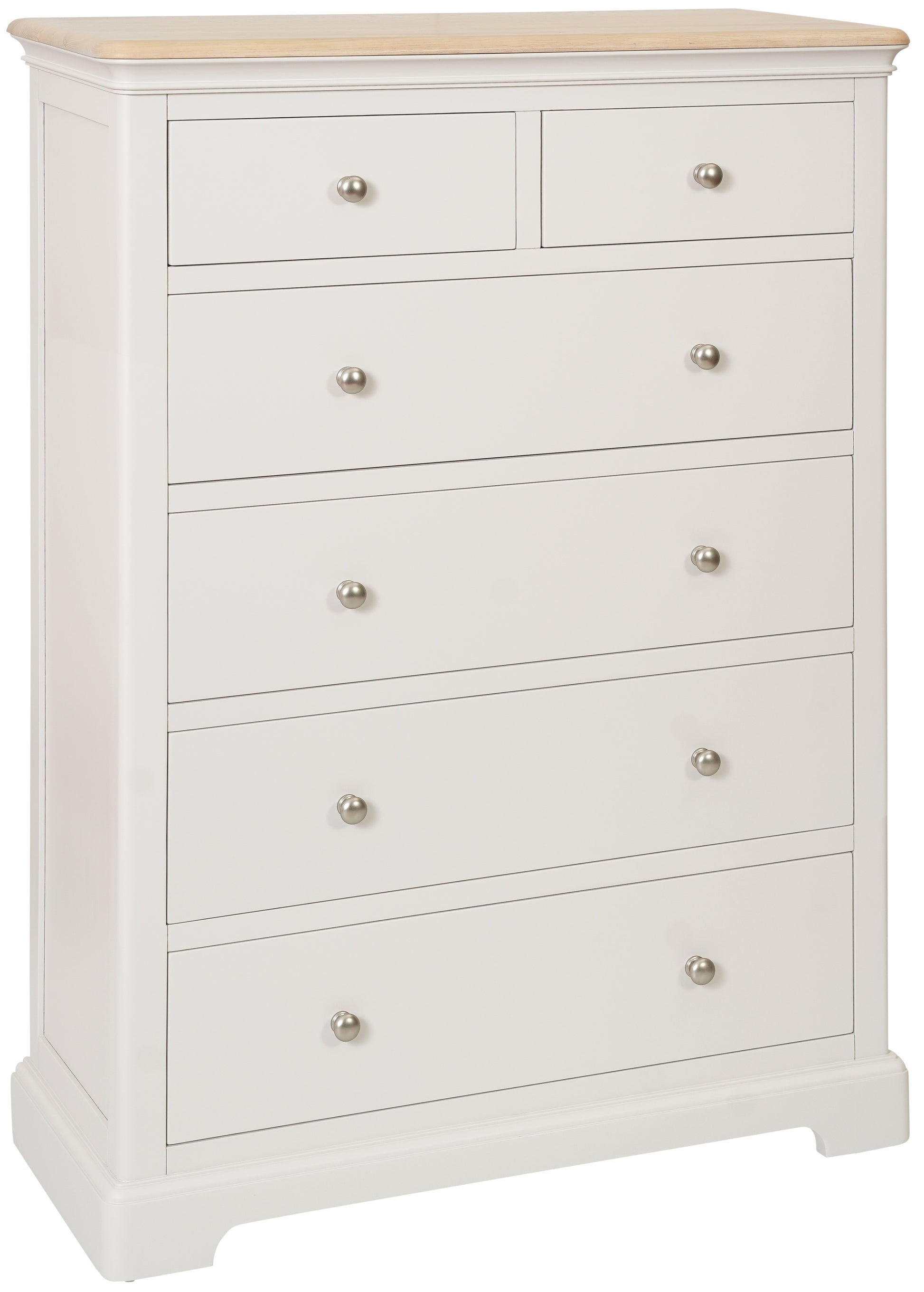 Stretton Painted Oak 2 Over 4 Chest - Bridgnorth Furniture