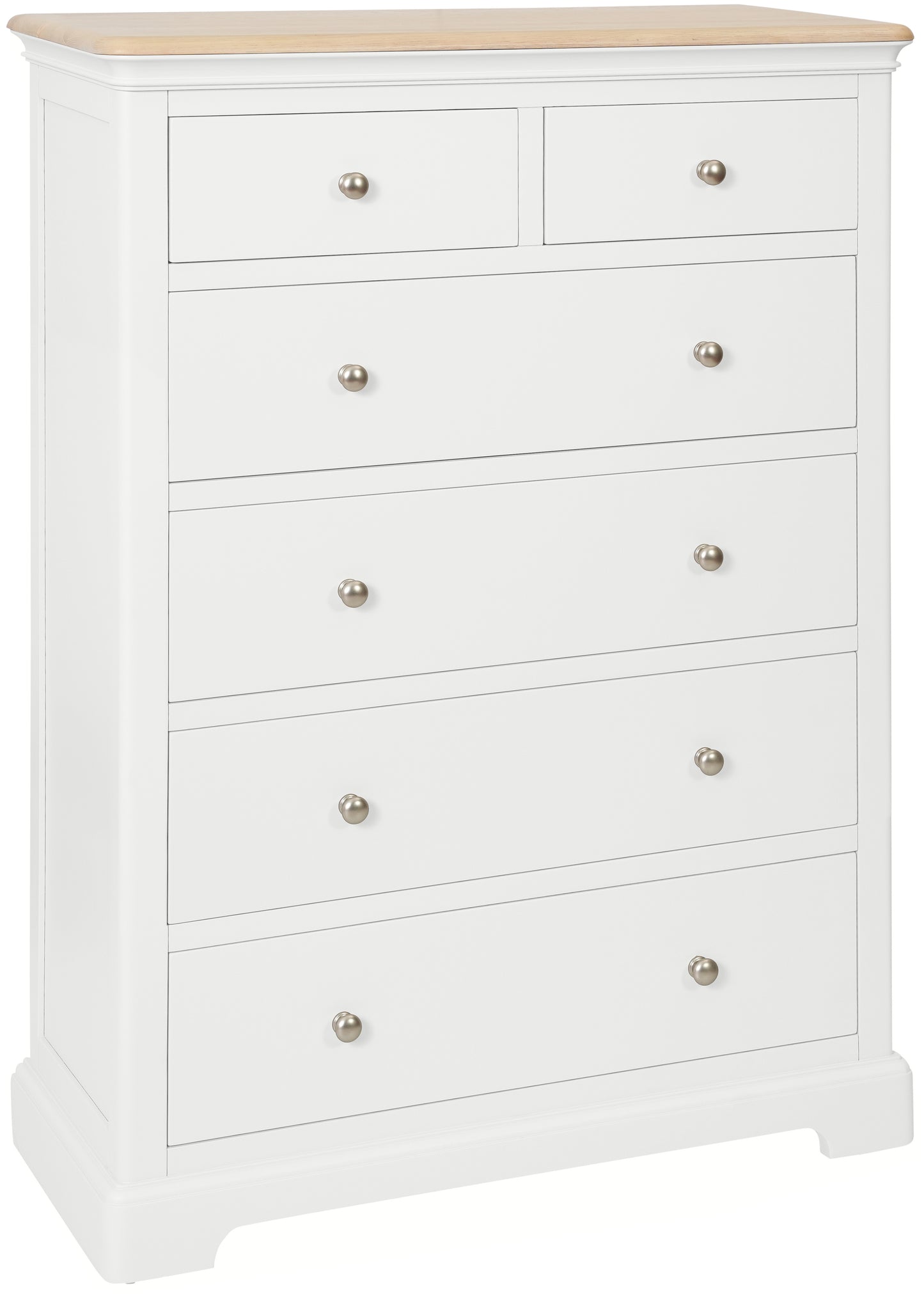 Stretton Painted Oak 2 Over 4 Chest - Bridgnorth Furniture