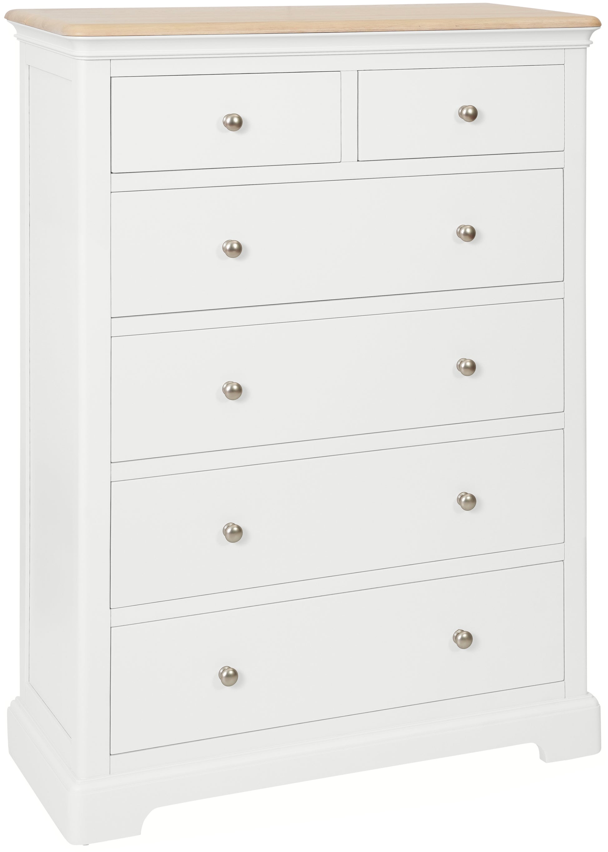 Stretton Painted Oak 2 Over 4 Chest - Bridgnorth Furniture