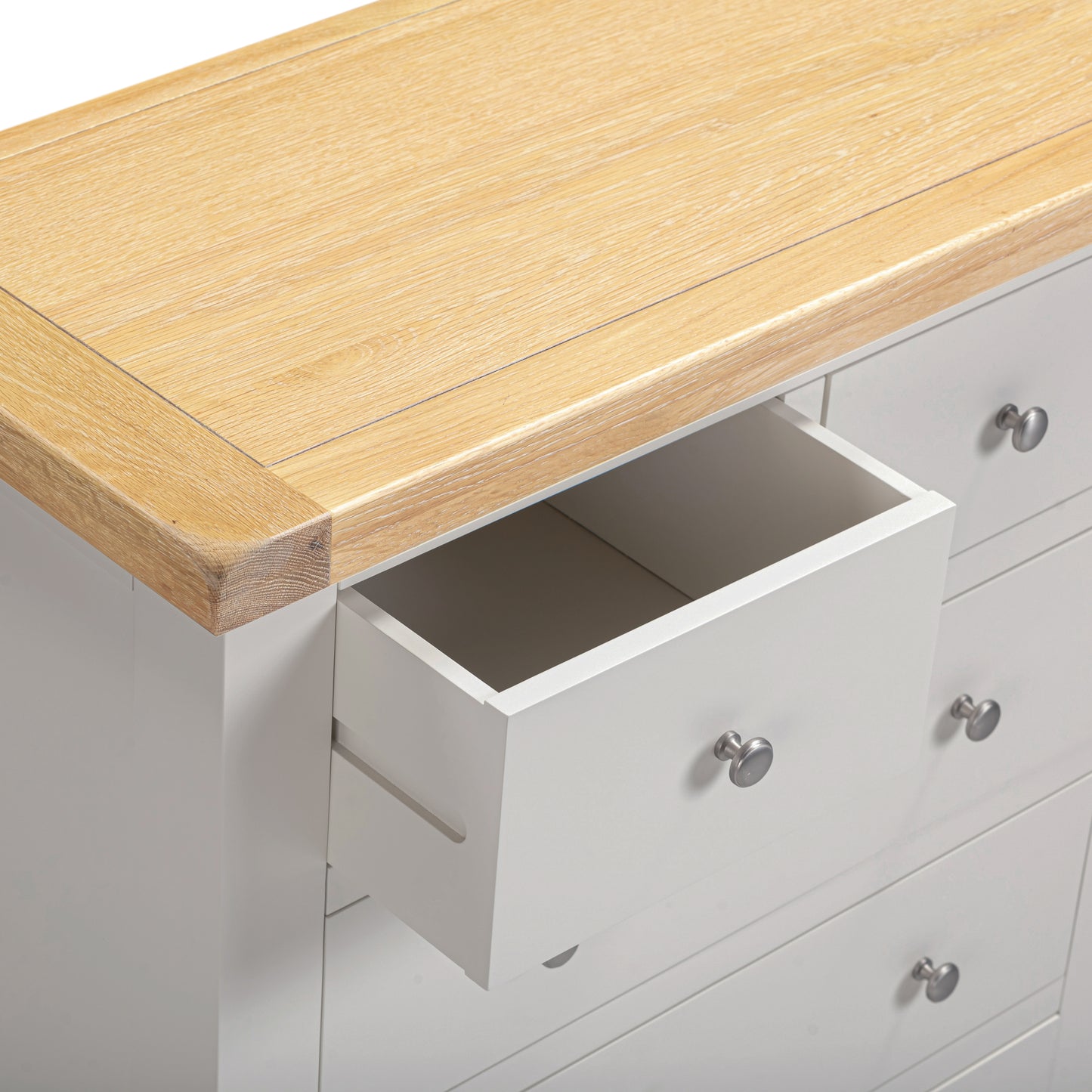 Highley Painted Oak 2 Over 3 Chest - Bridgnorth Furniture