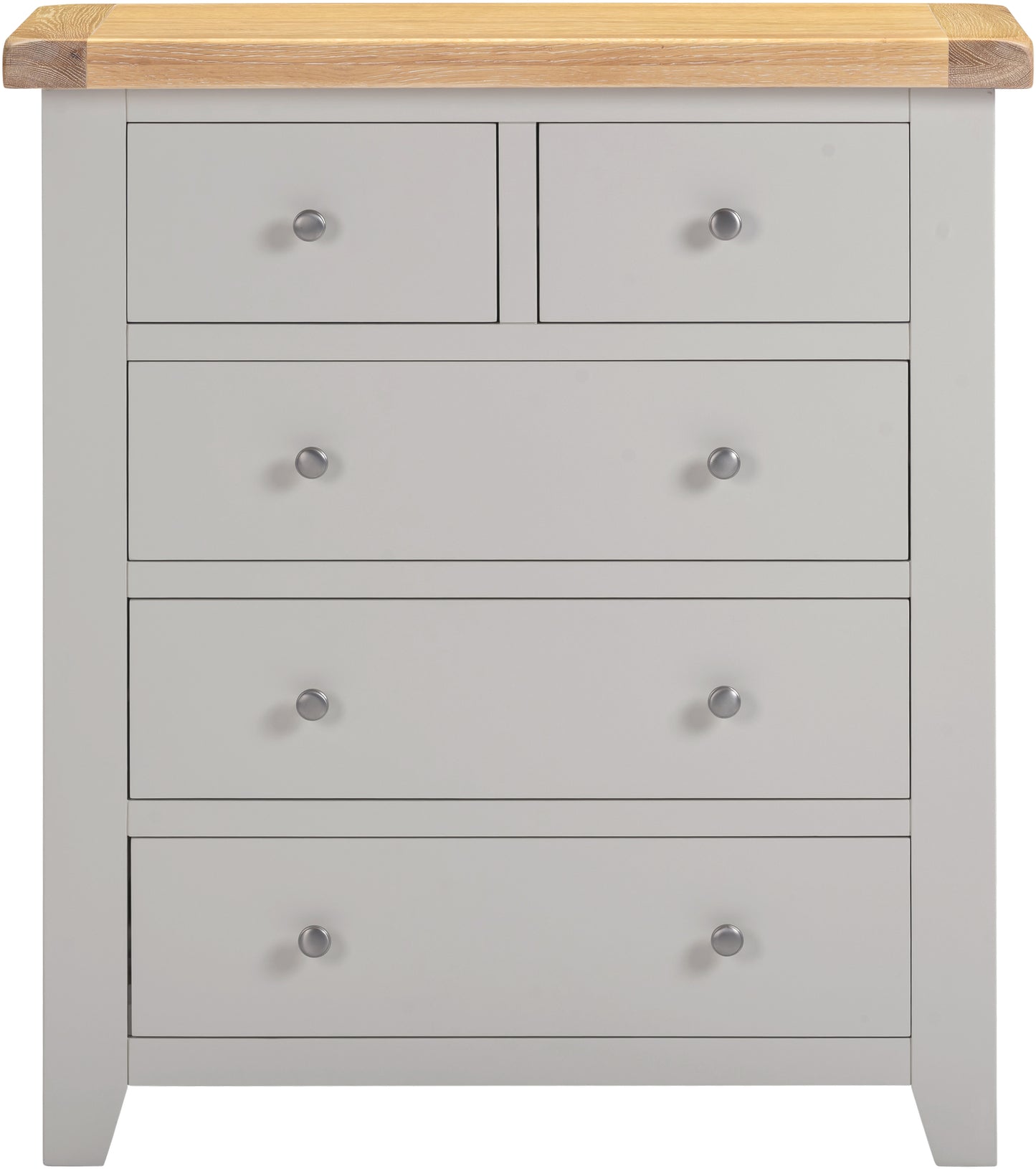 Highley Painted Oak 2 Over 3 Chest - Bridgnorth Furniture