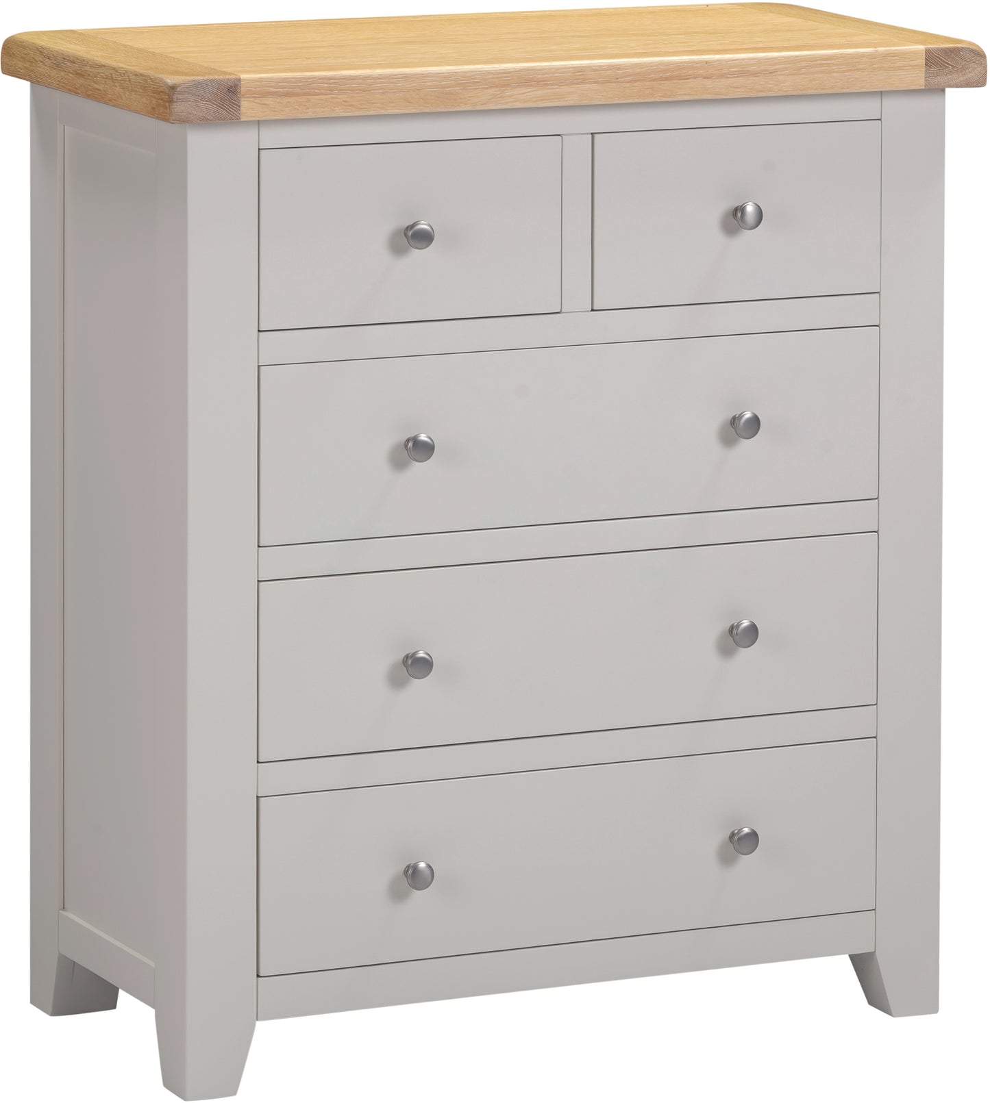 Highley Painted Oak 2 Over 3 Chest - Bridgnorth Furniture
