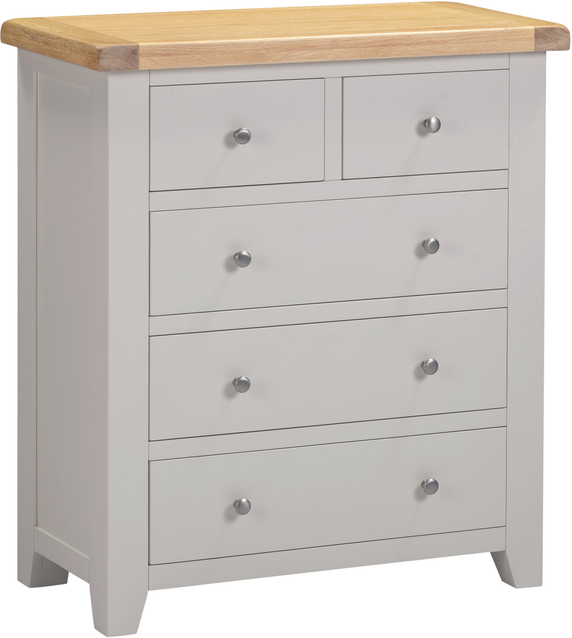 Highley Painted Oak 2 Over 3 Chest - Bridgnorth Furniture