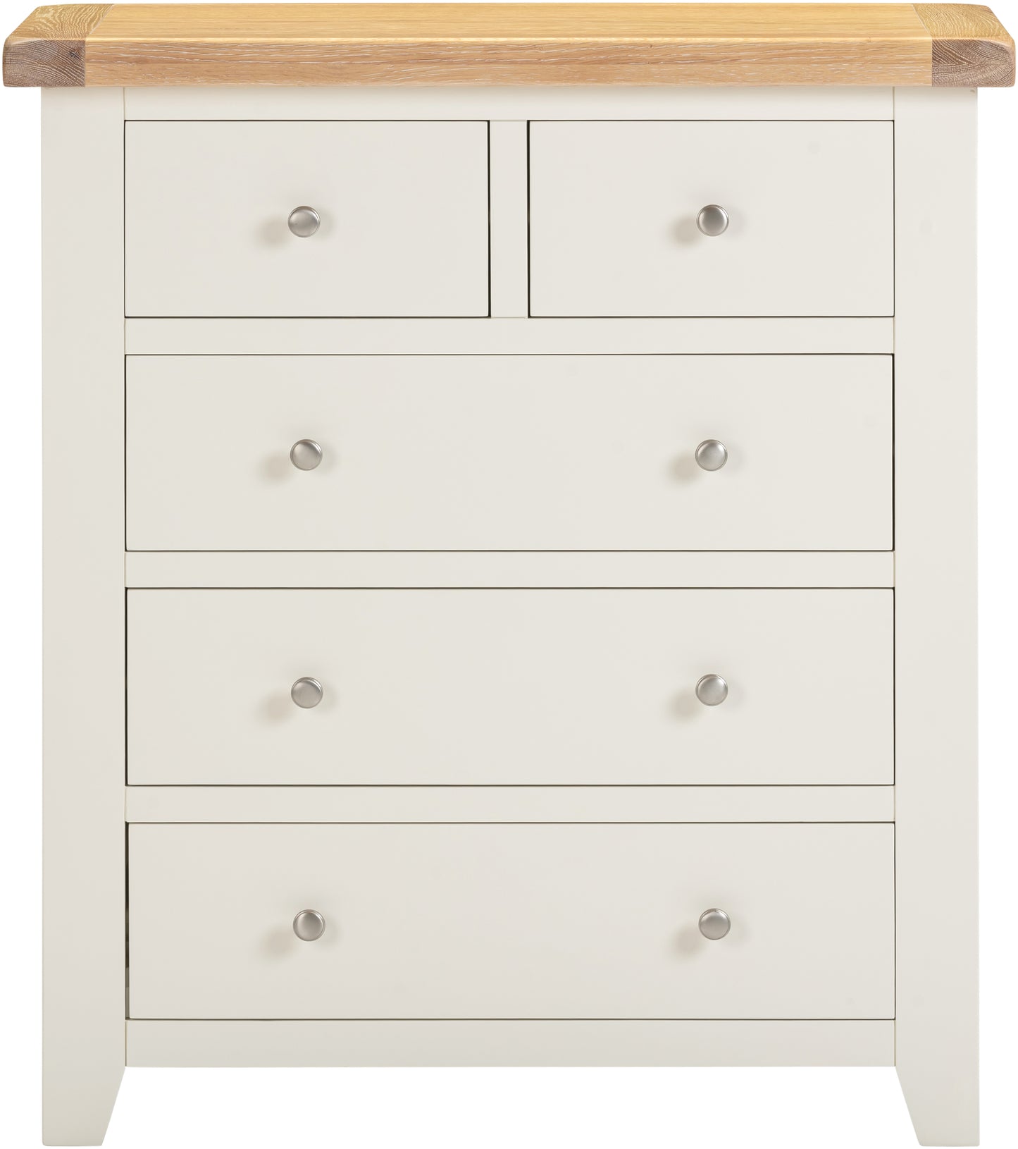 Highley Painted Oak 2 Over 3 Chest - Bridgnorth Furniture