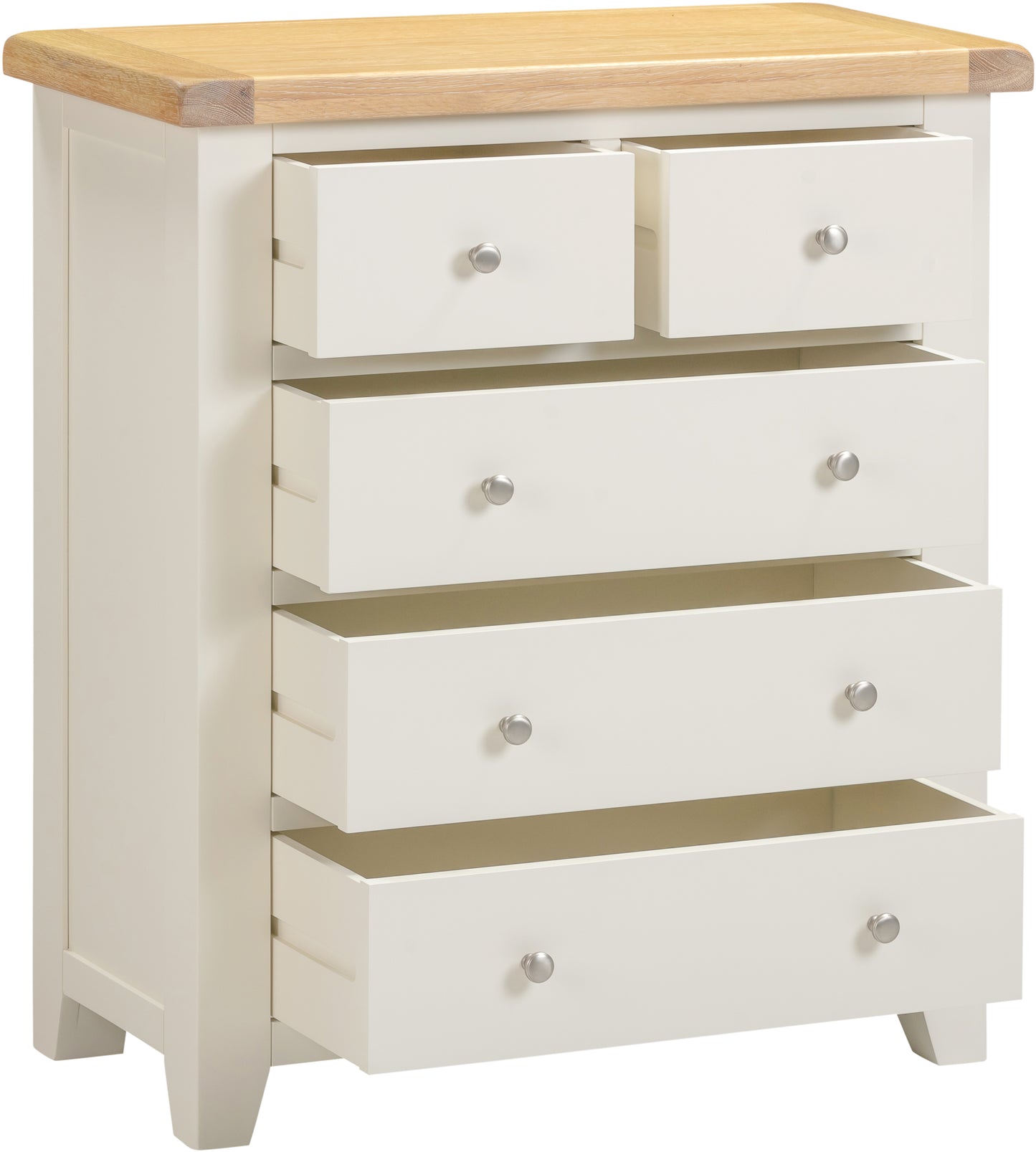 Highley Painted Oak 2 Over 3 Chest - Bridgnorth Furniture