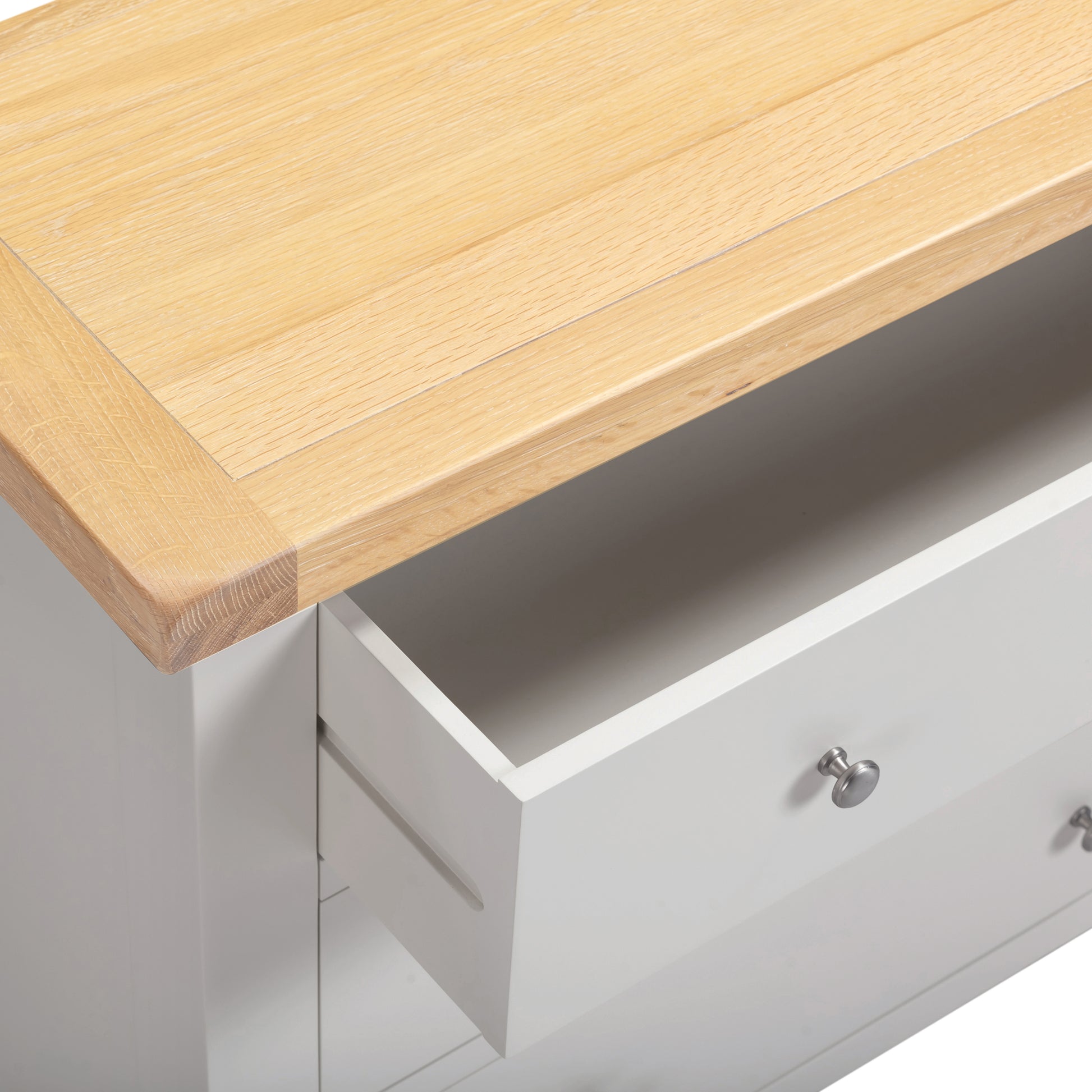 Highley Painted  Oak 3 Drawer Chest of Drawers - Bridgnorth Furniture