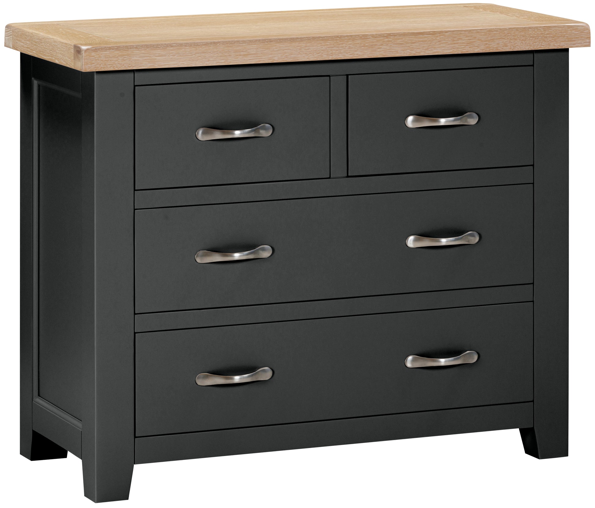 Ashford Painted Oak 2 0ver 2 Chest - Bridgnorth Furniture