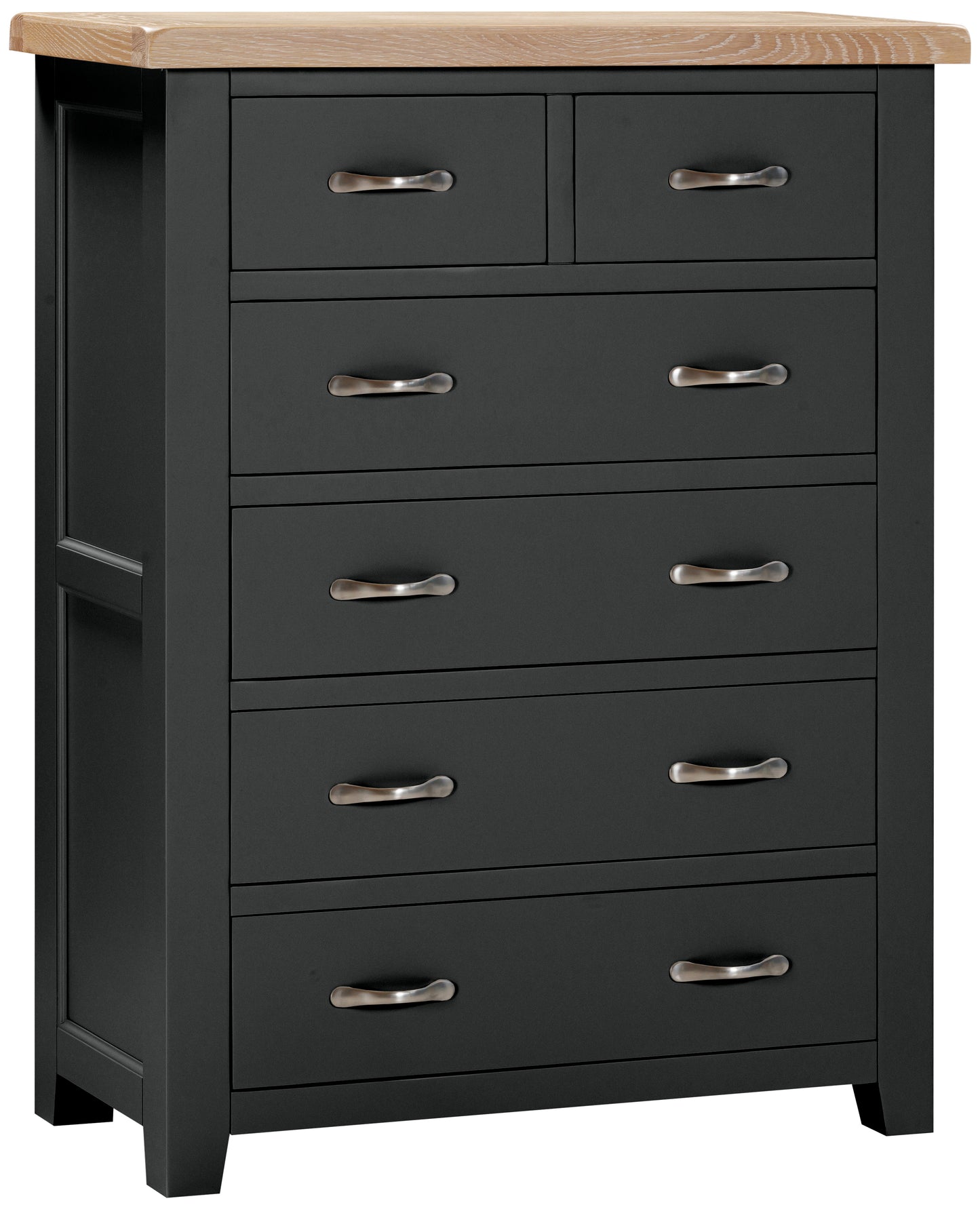 Ashford Painted Oak 2 over 4 Chest - Bridgnorth Furniture