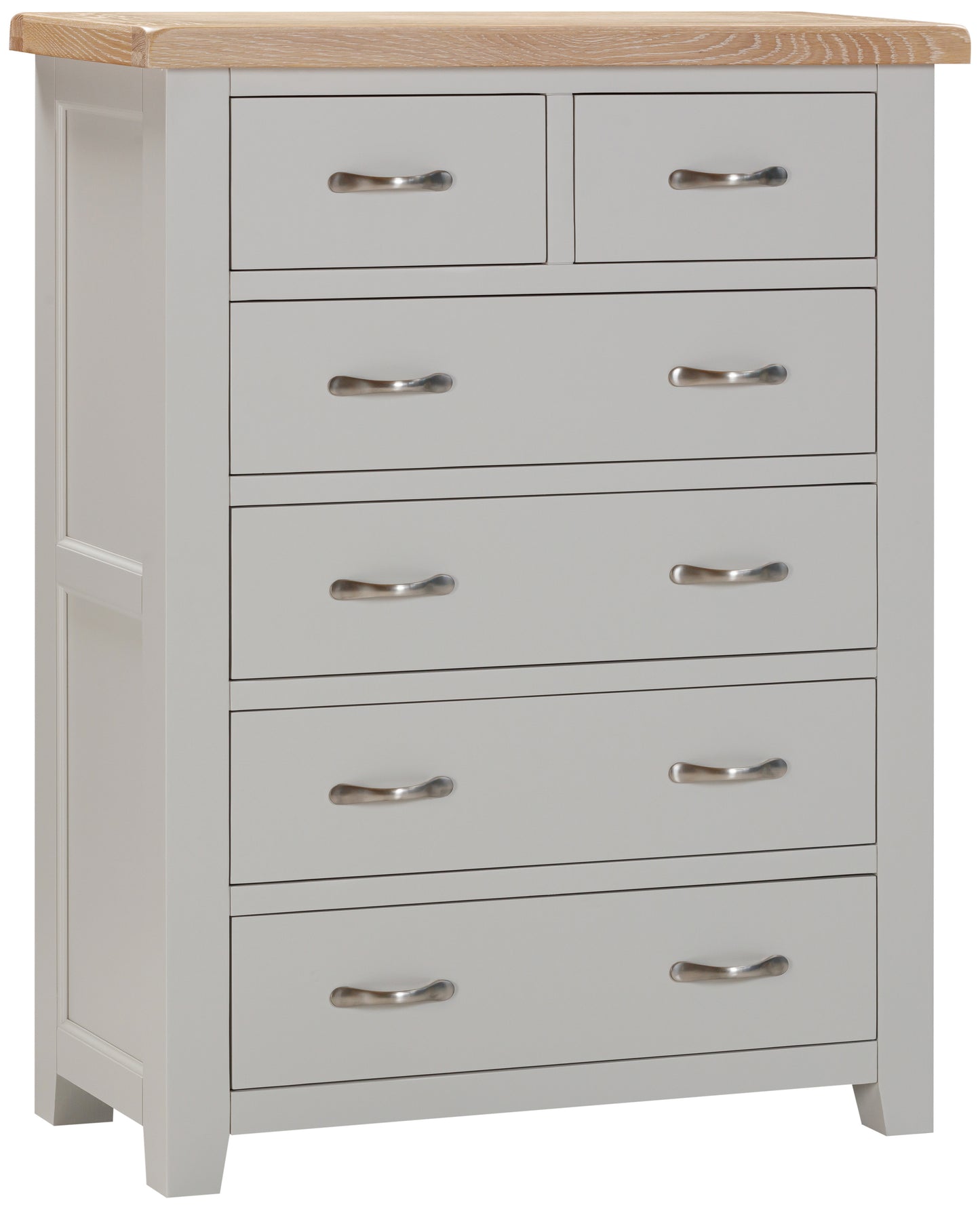 Ashford Painted Oak 2 over 4 Chest - Bridgnorth Furniture