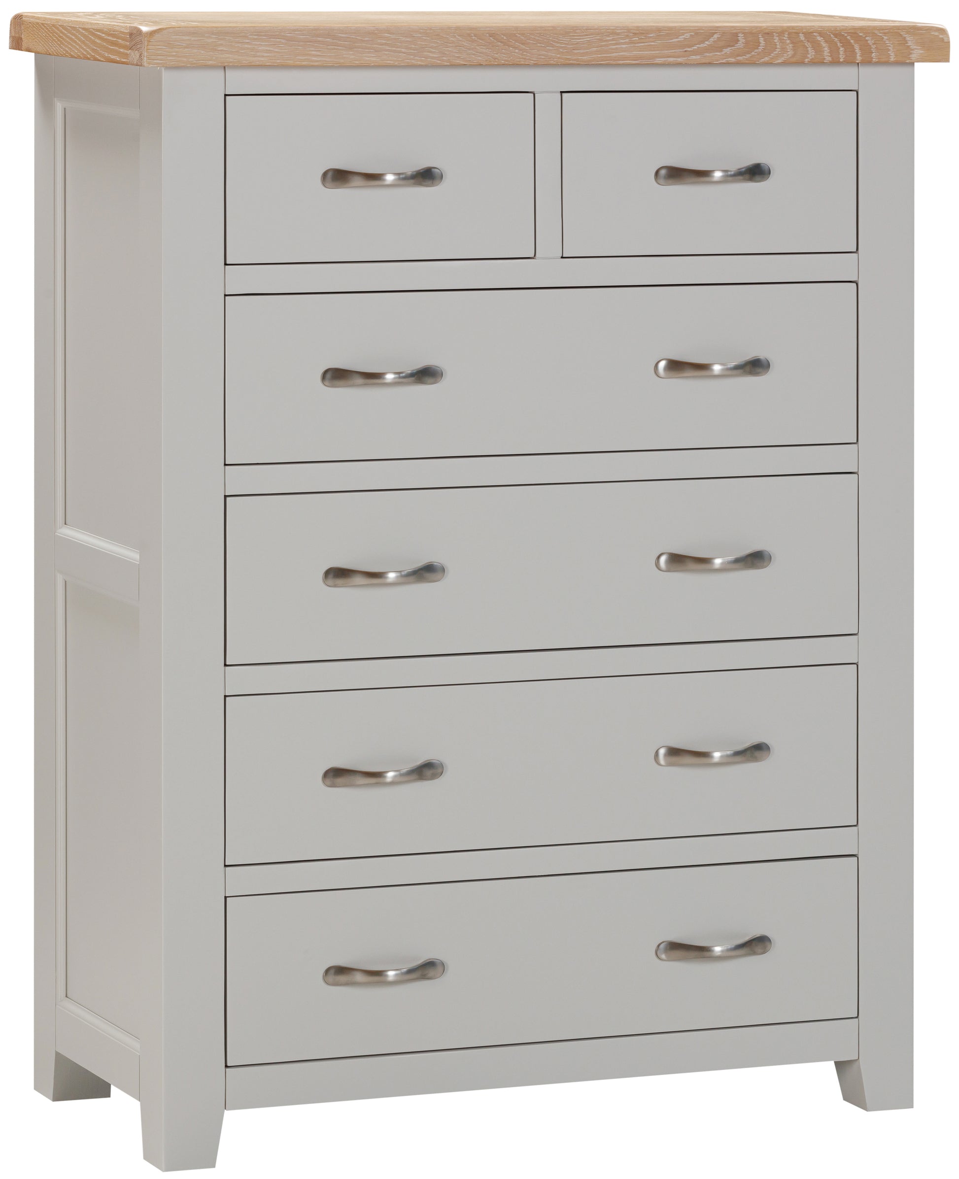 Ashford Painted Oak 2 over 4 Chest - Bridgnorth Furniture