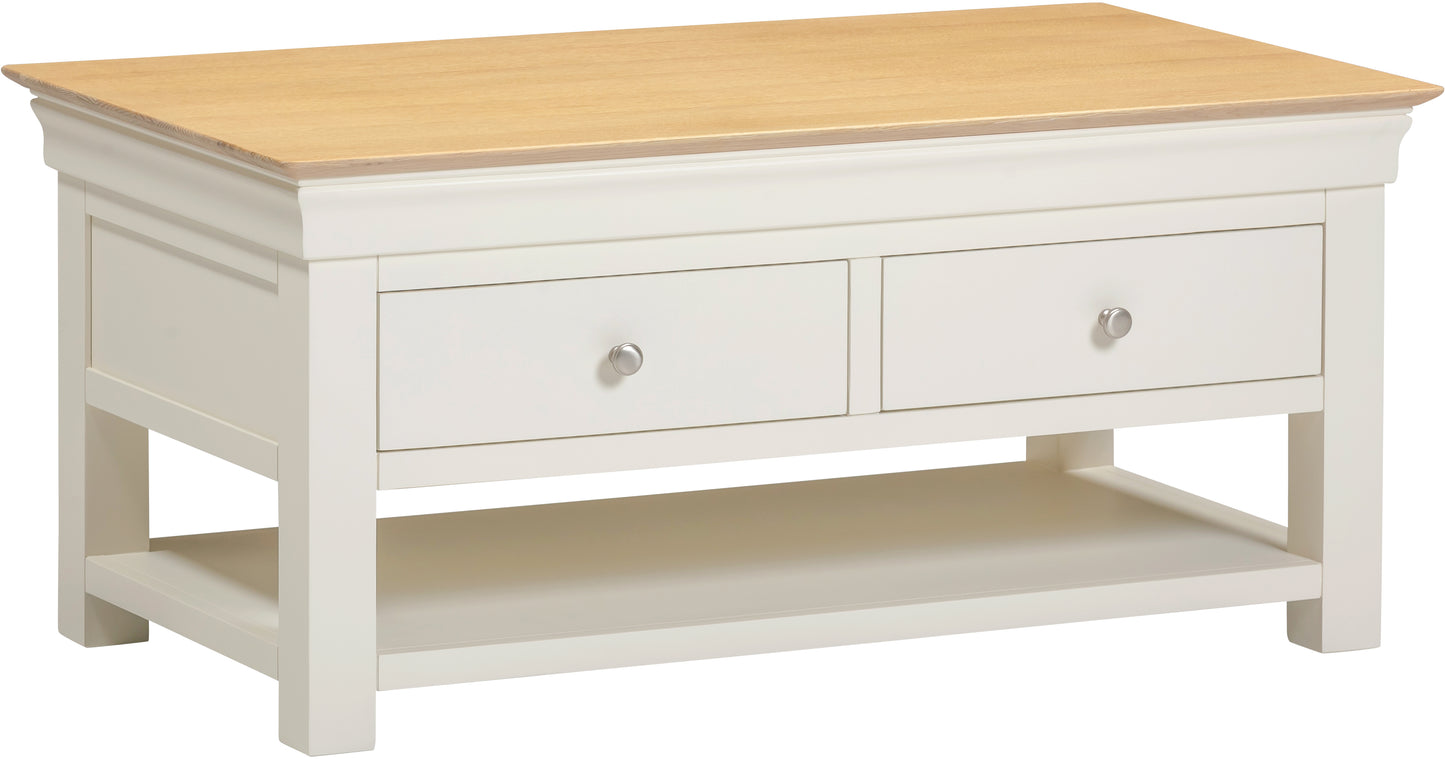 Asterley 2 Drawer Coffee Table - Bridgnorth Furniture