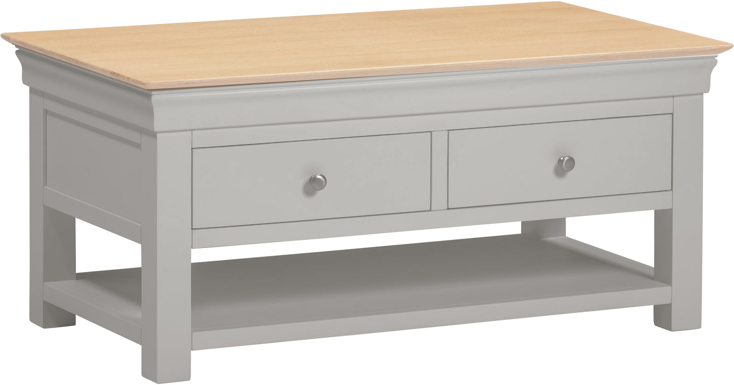 Asterley 2 Drawer Coffee Table - Bridgnorth Furniture