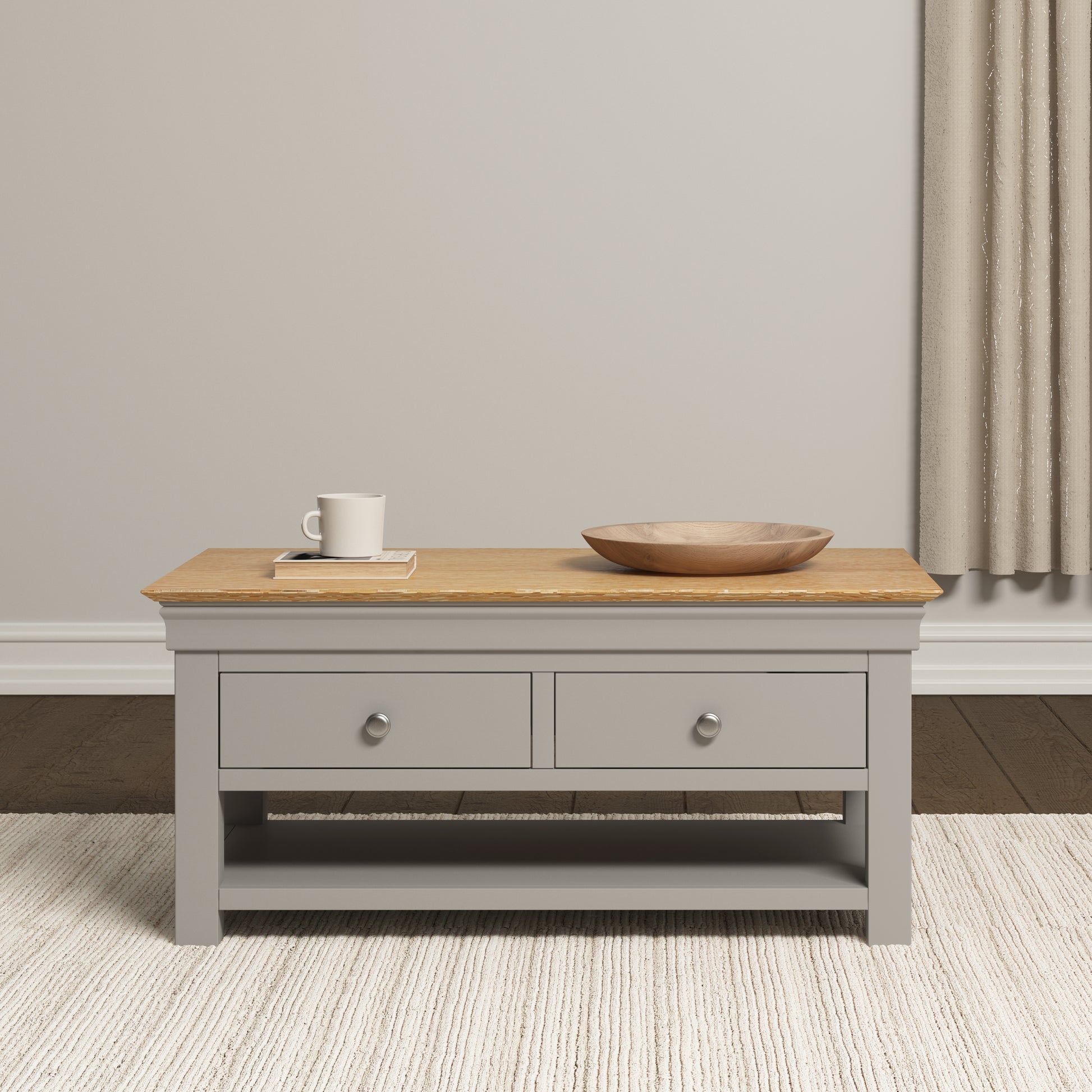 Asterley 2 Drawer Coffee Table - Bridgnorth Furniture