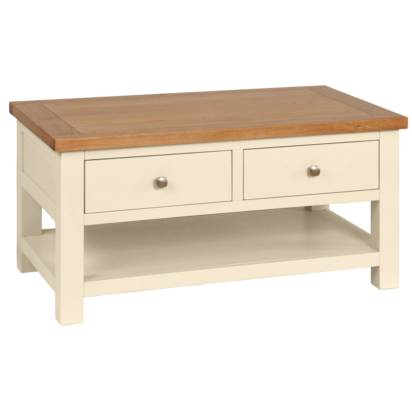 Drayton Painted Coffee Table with 2 drawers - Bridgnorth Furniture