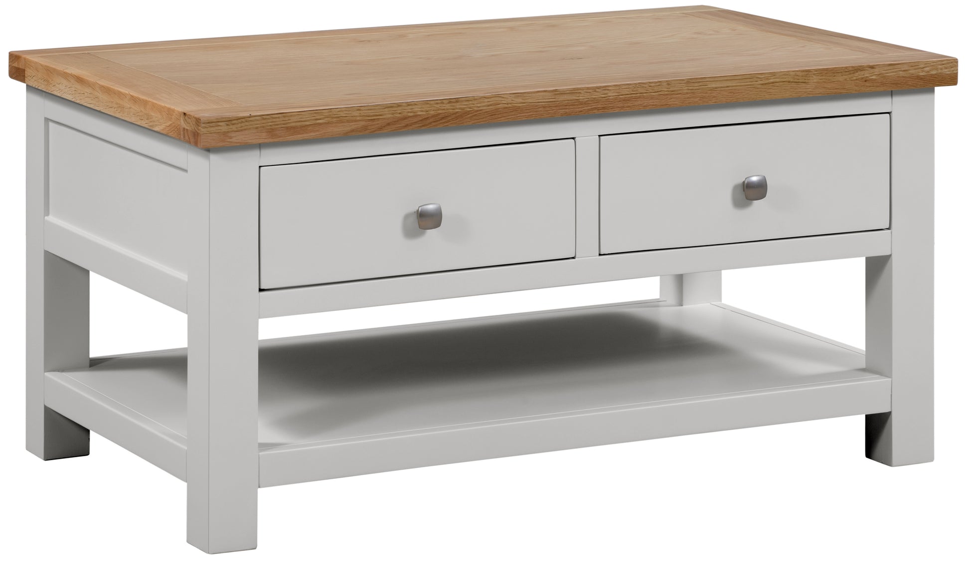Drayton Painted Coffee Table with 2 drawers - Bridgnorth Furniture