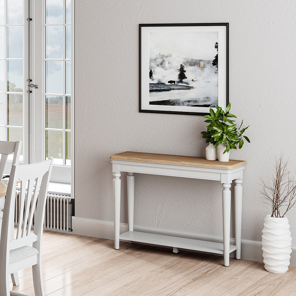 Stretton Console Table With Shelf - Bridgnorth Furniture