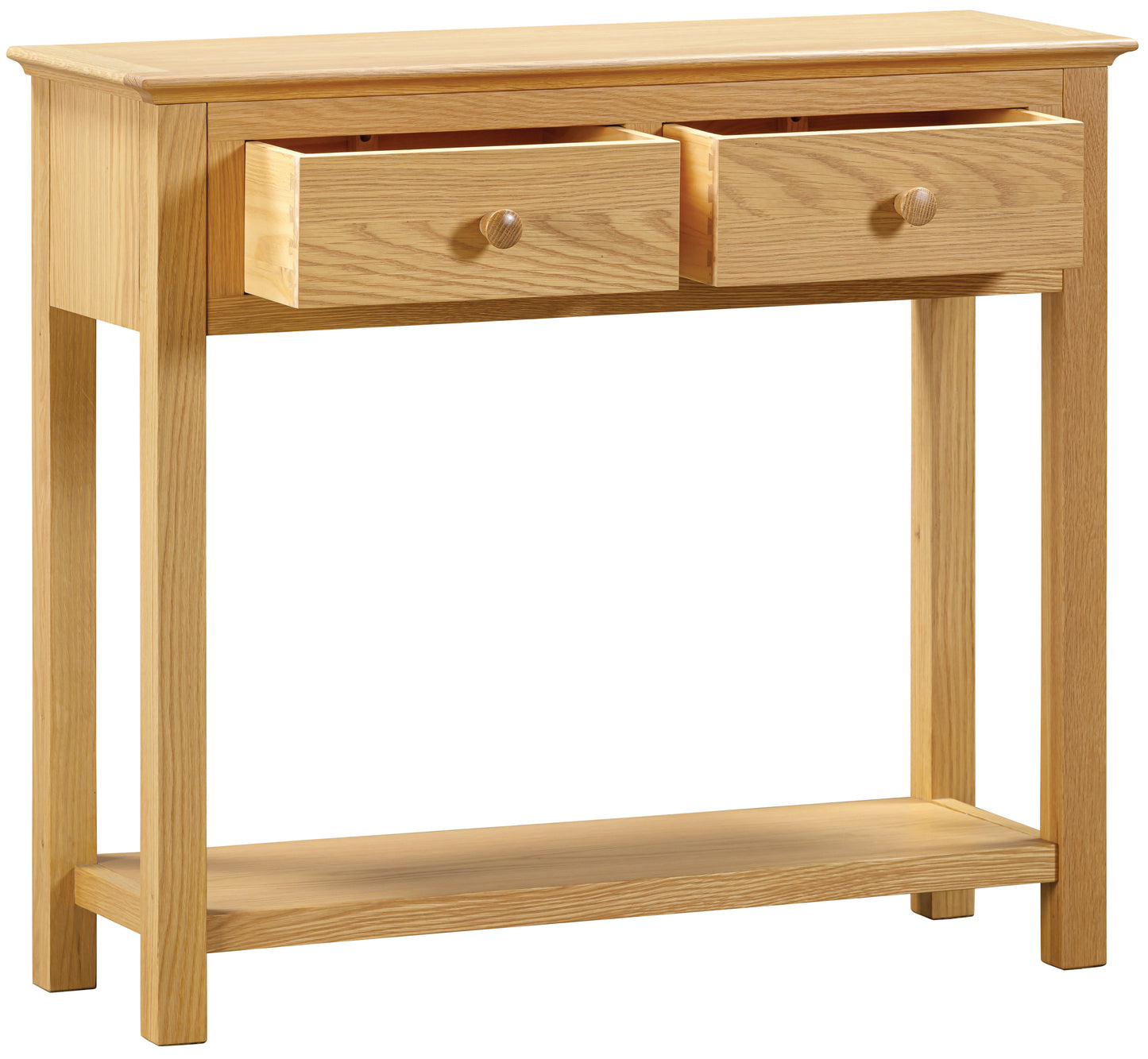 Wenlock Console Table With 2 Drawers - Bridgnorth Furniture